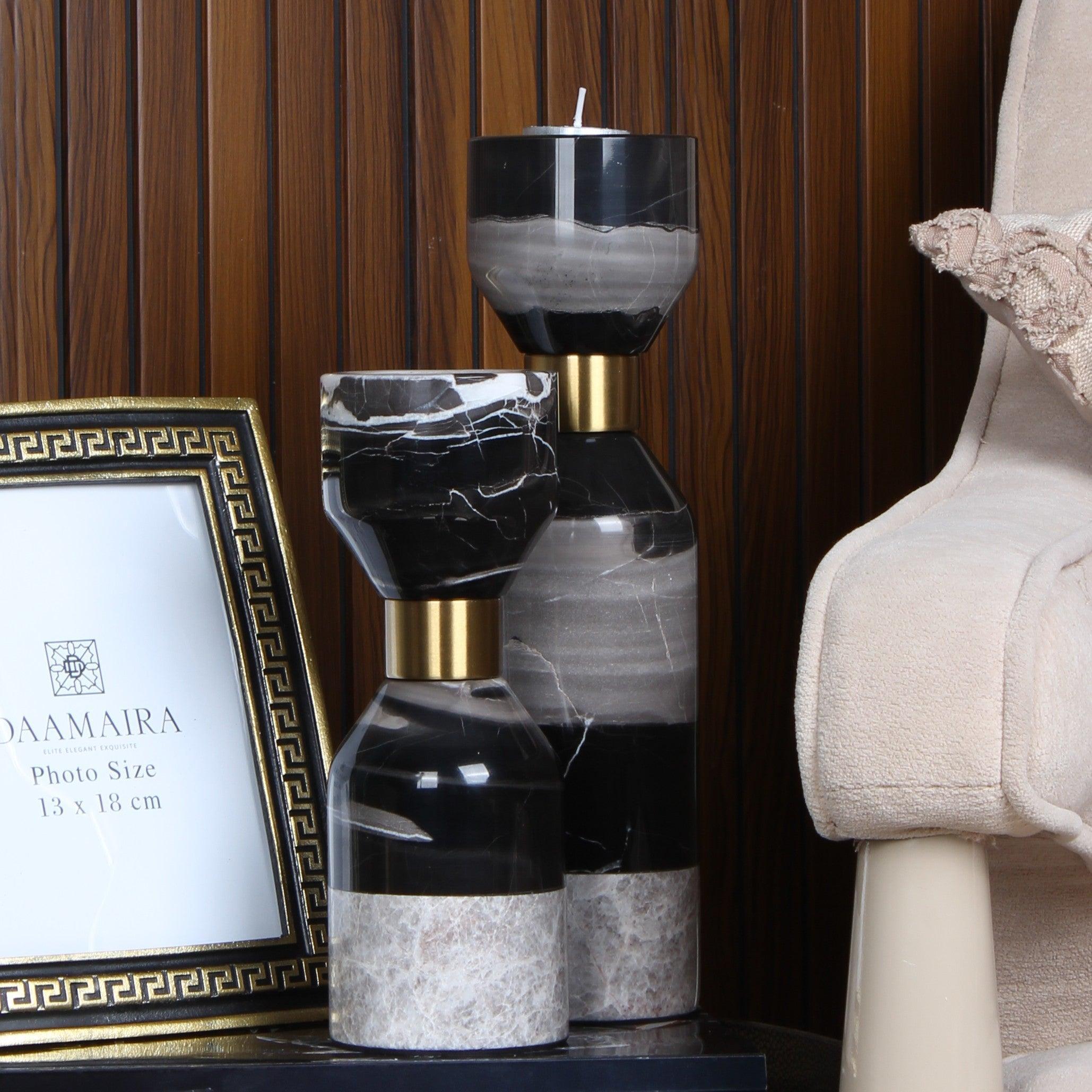 Amalfi Marble Vase Short