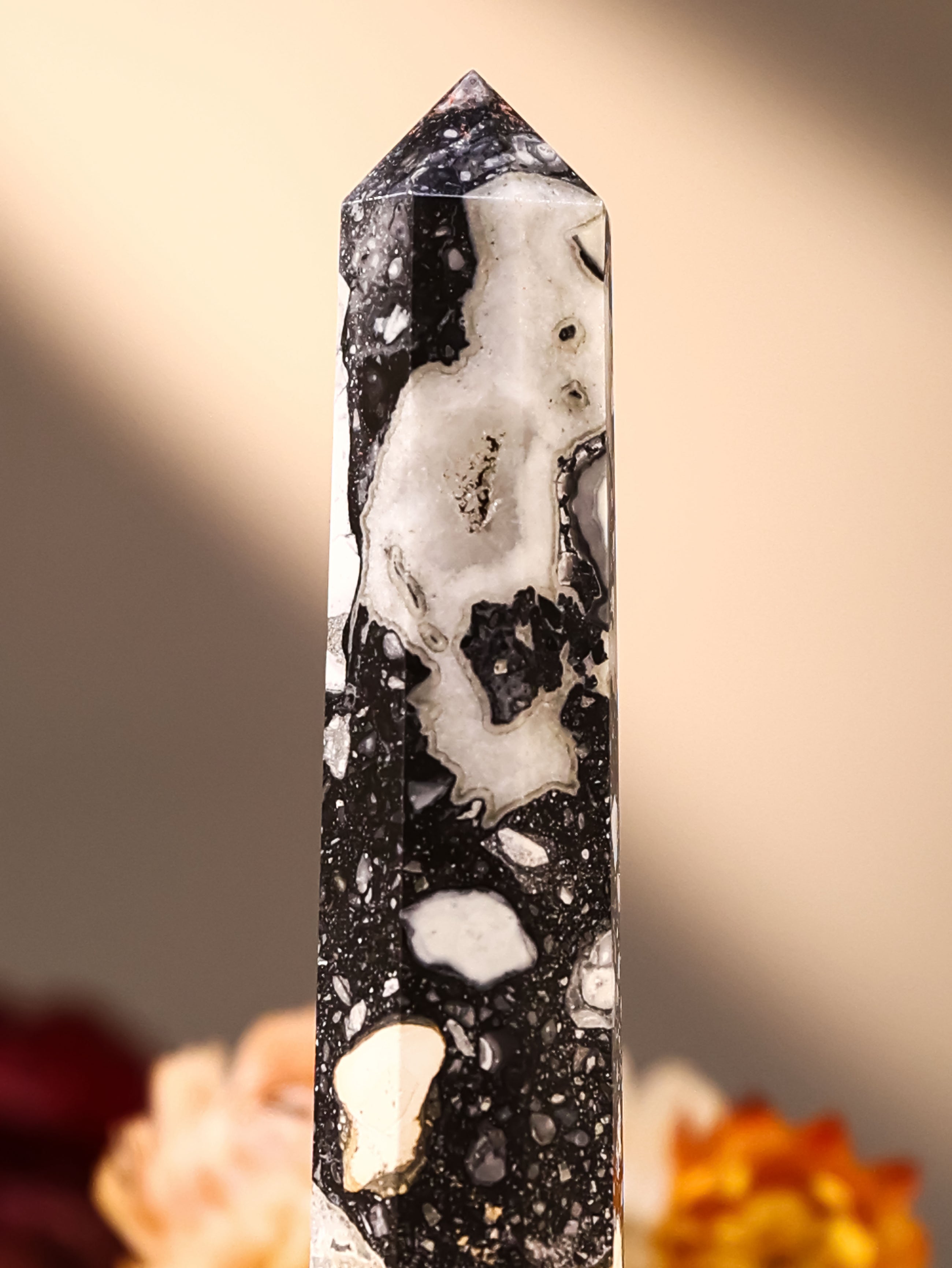 Gemstone Tower - Maligano Jasper