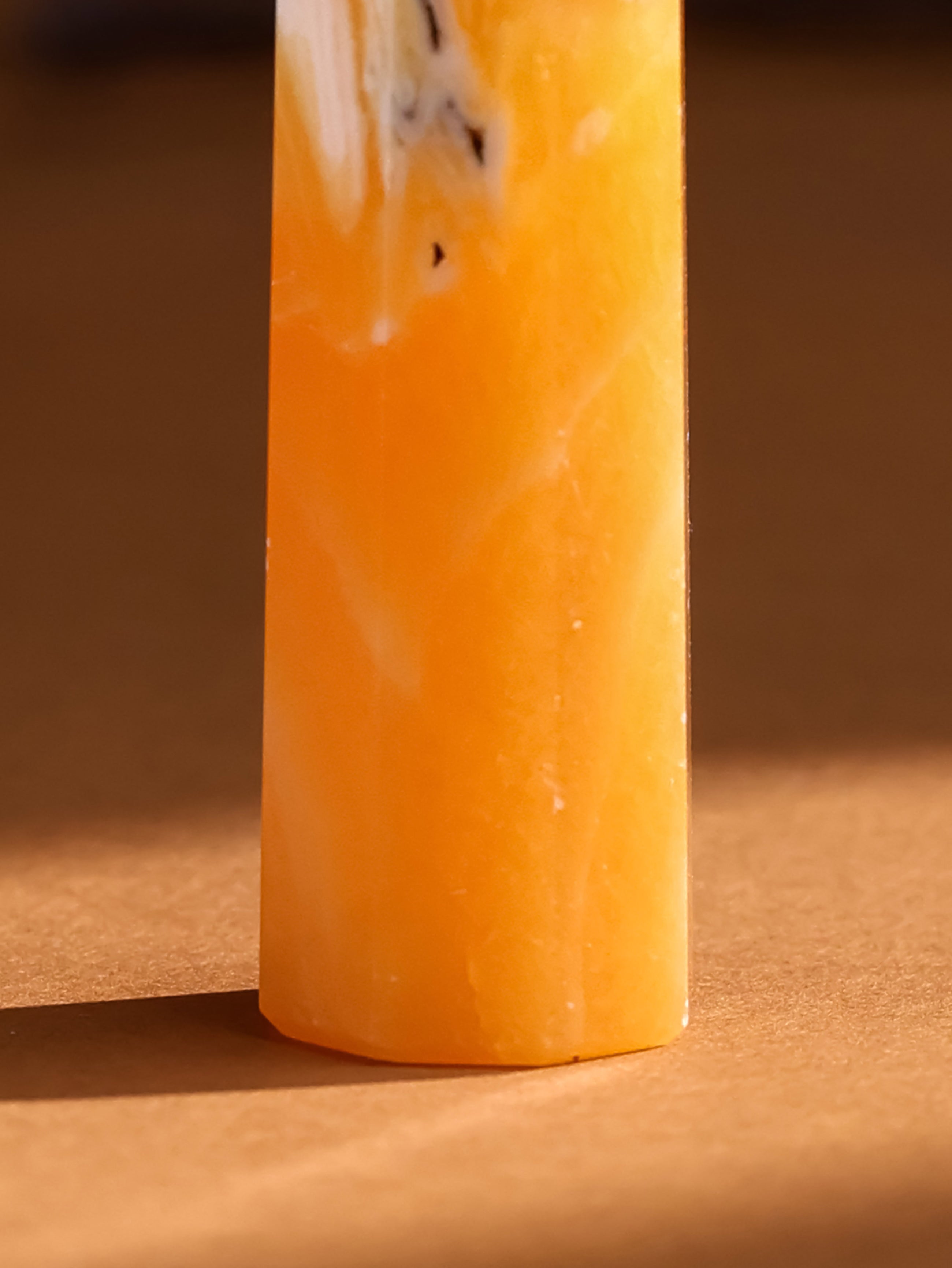 Gemstone Tower - Orange Calcite