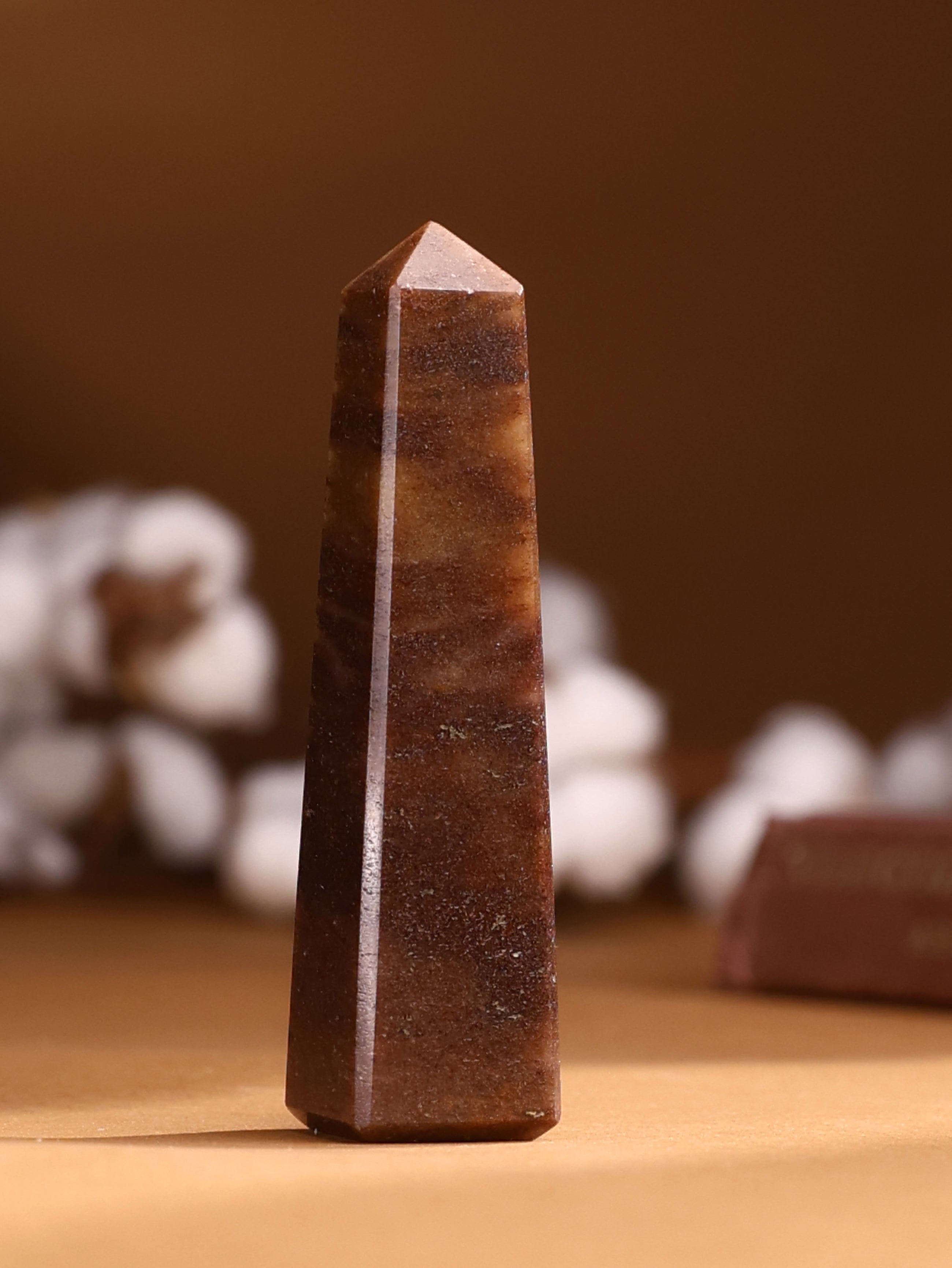 Gemstone Tower - Brown Jasper