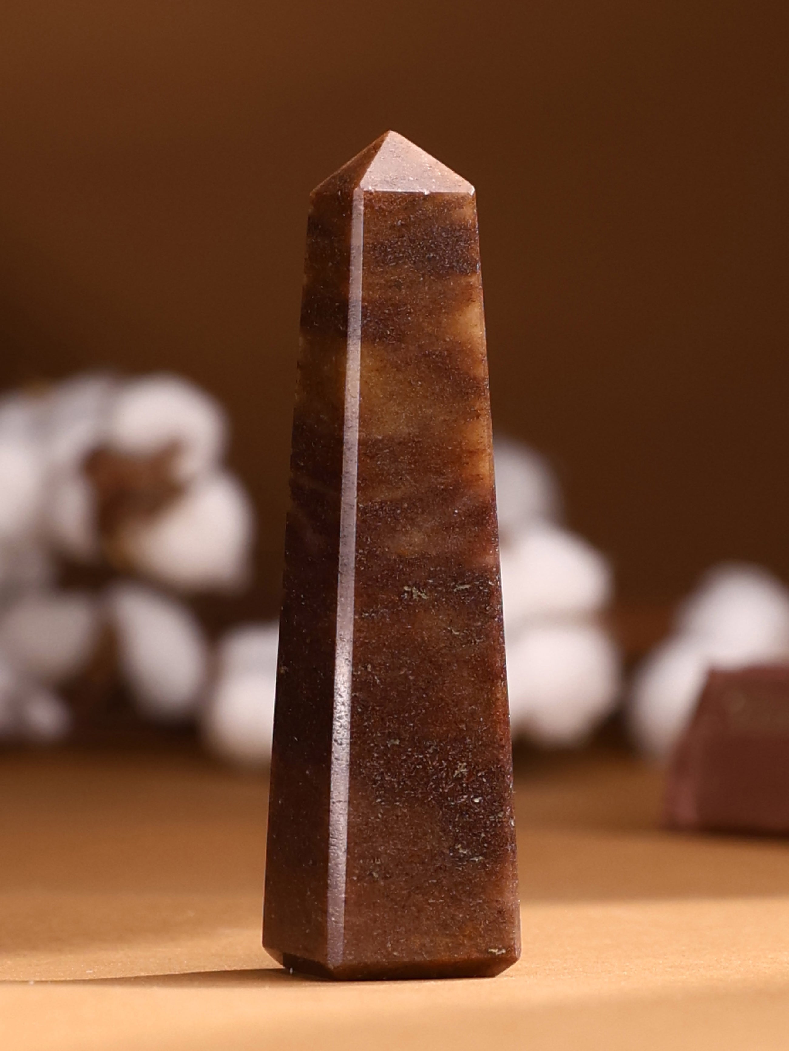 Gemstone Tower - Brown Jasper