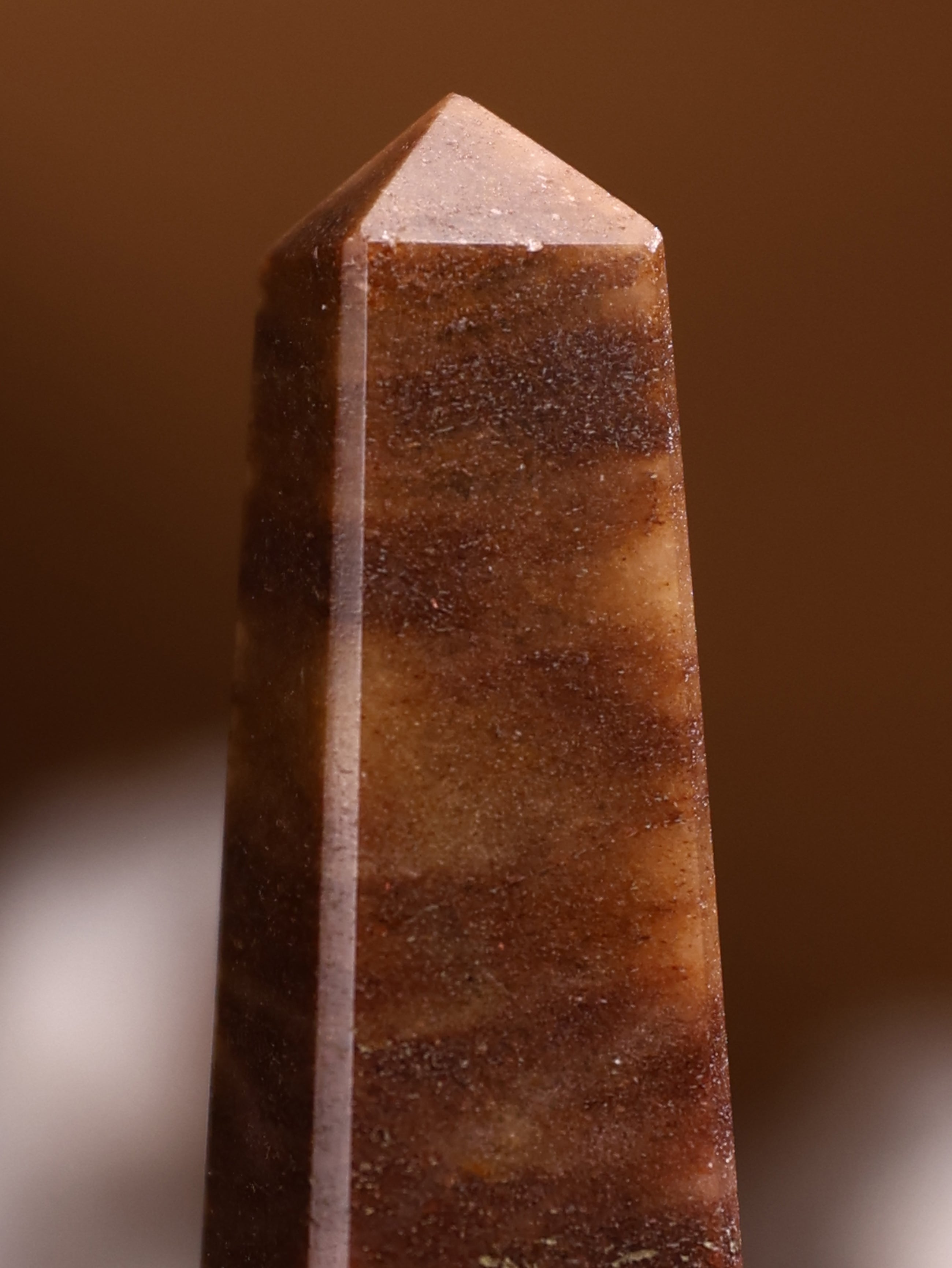 Gemstone Tower - Brown Jasper