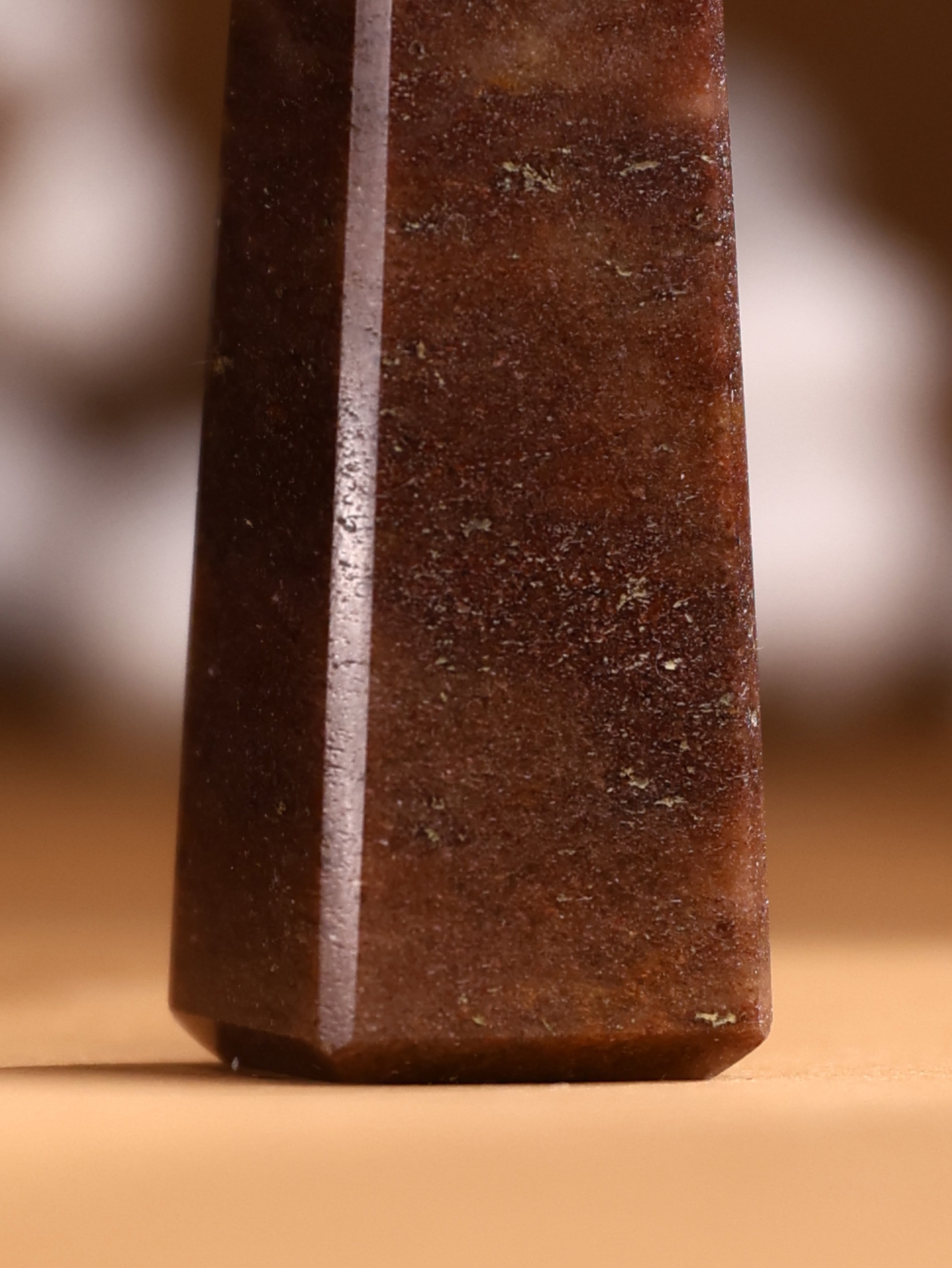 Gemstone Tower - Brown Jasper