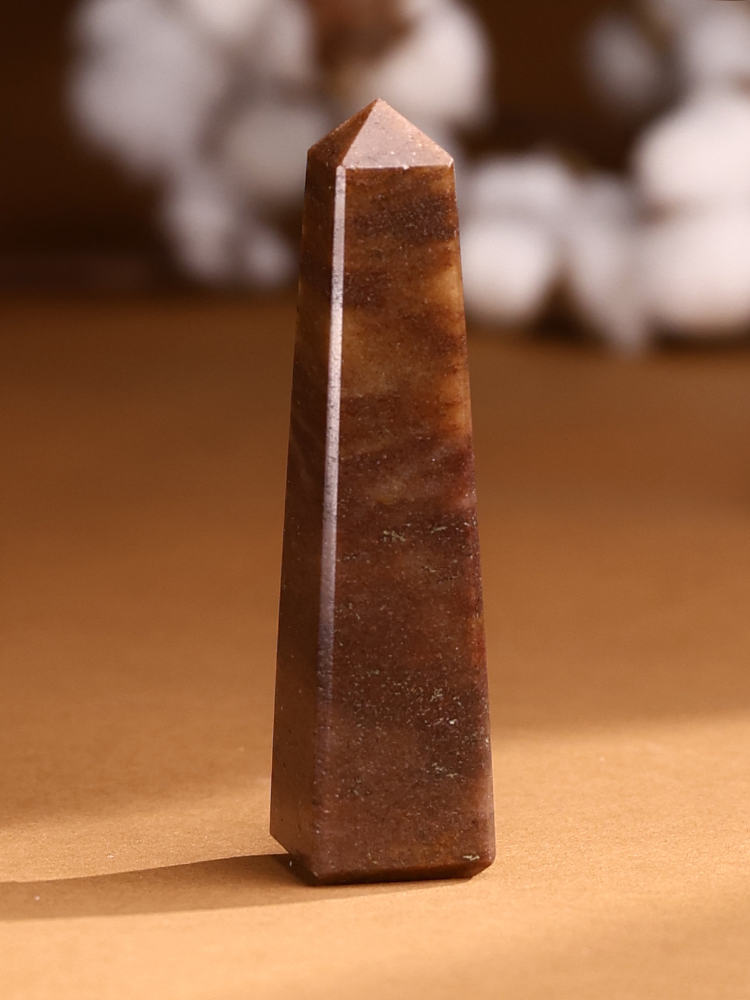 Gemstone Tower - Brown Jasper