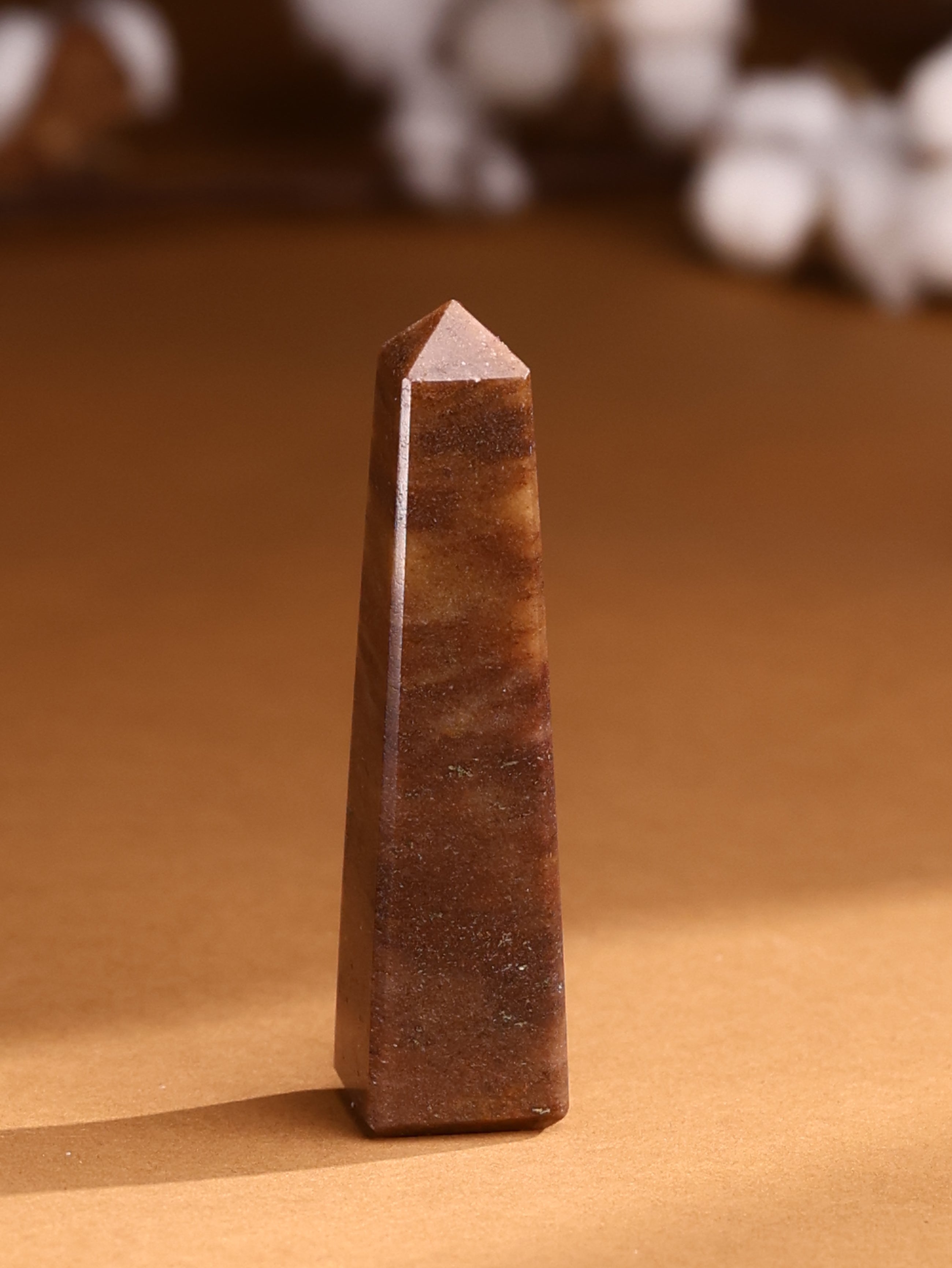 Gemstone Tower - Brown Jasper