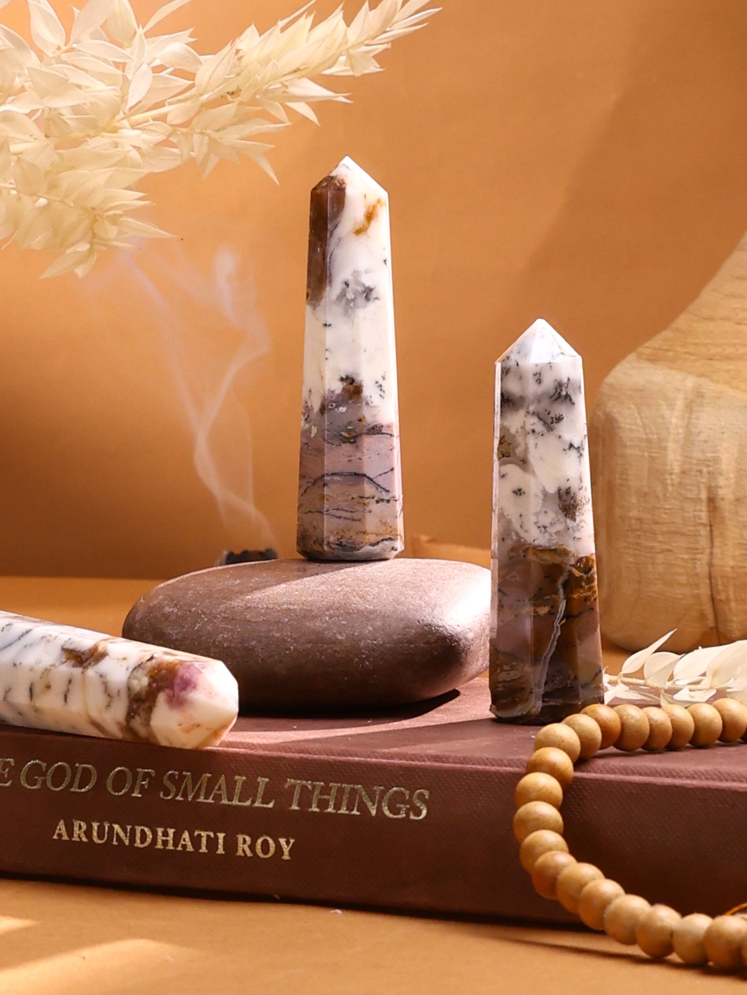 Gemstone Tower - Dendrite Opal