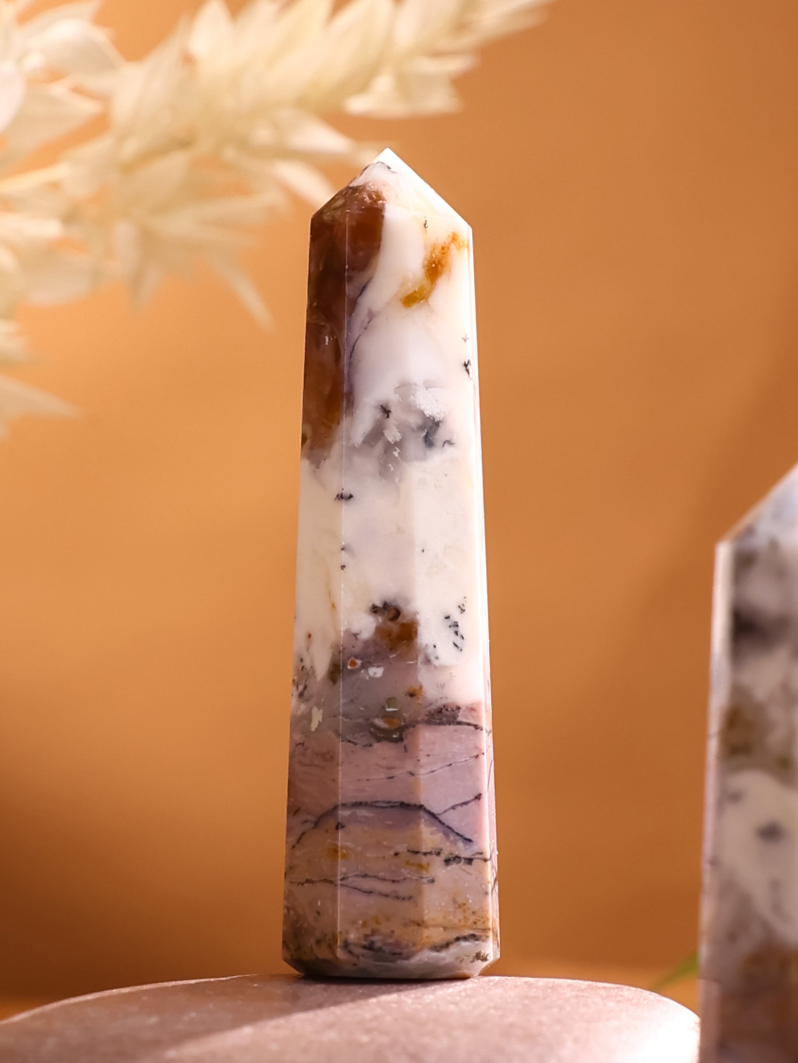 Gemstone Tower - Dendrite Opal