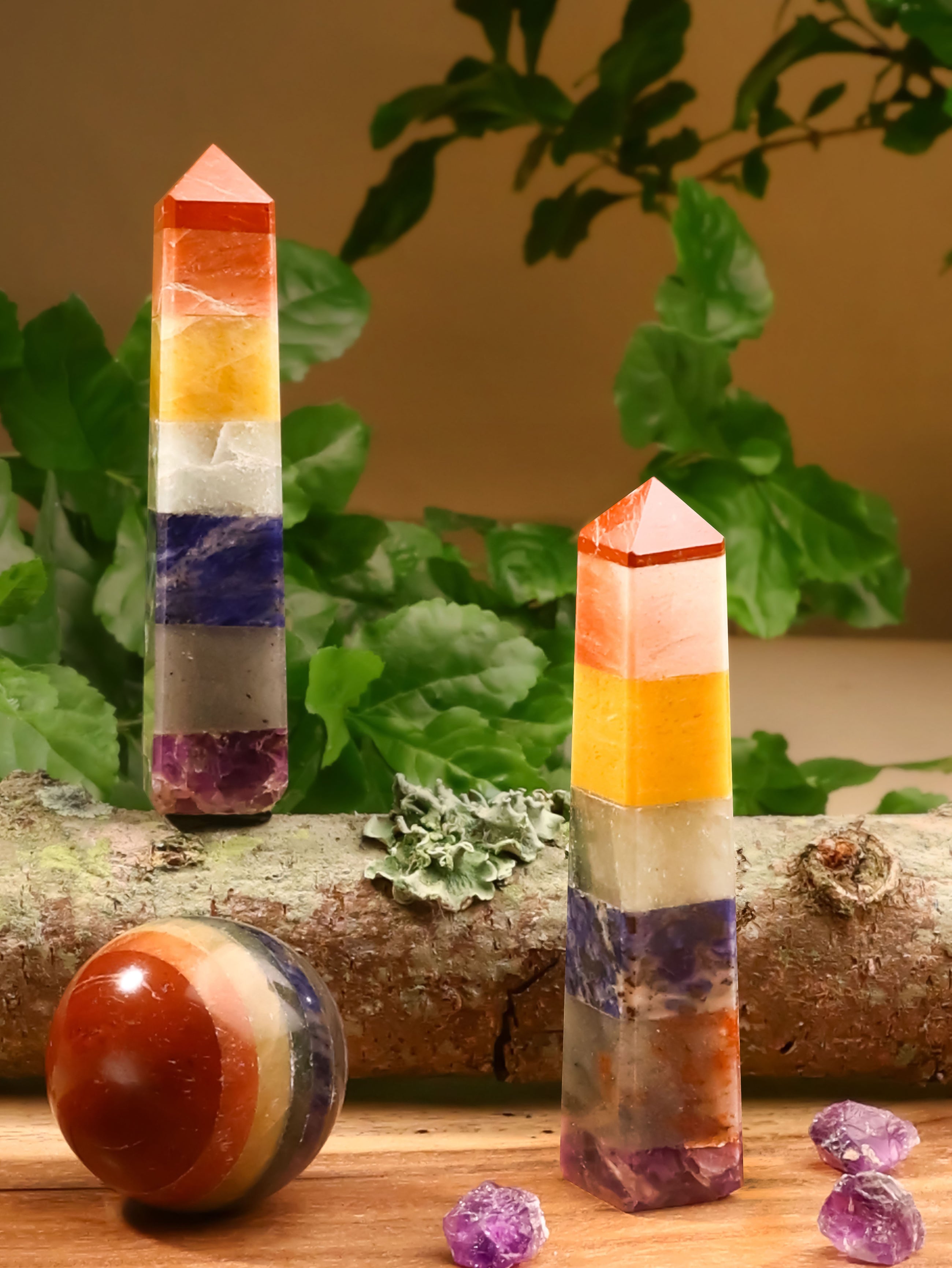 Gemstone Tower - Seven Chakra