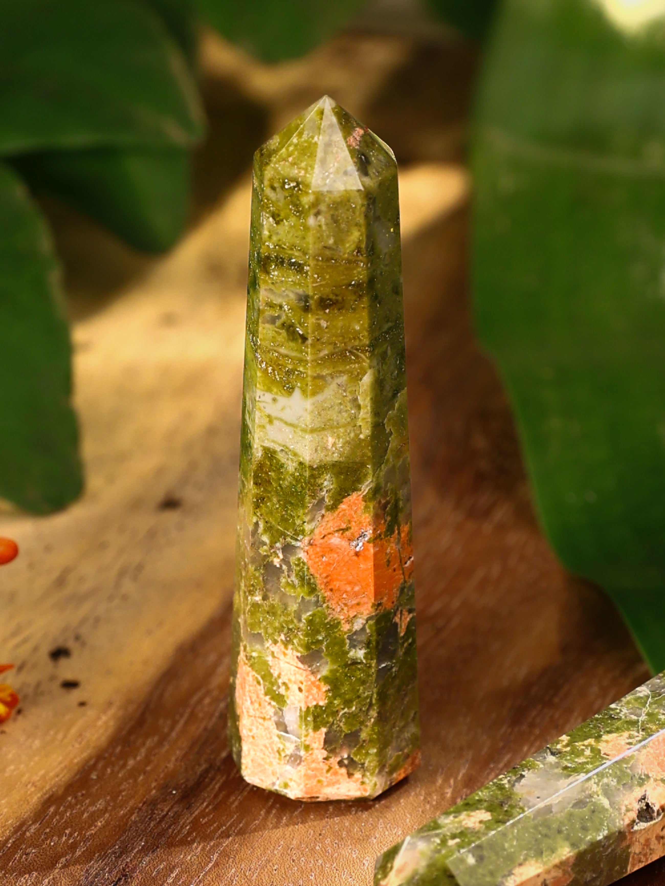 Gemstone Tower - Unakite