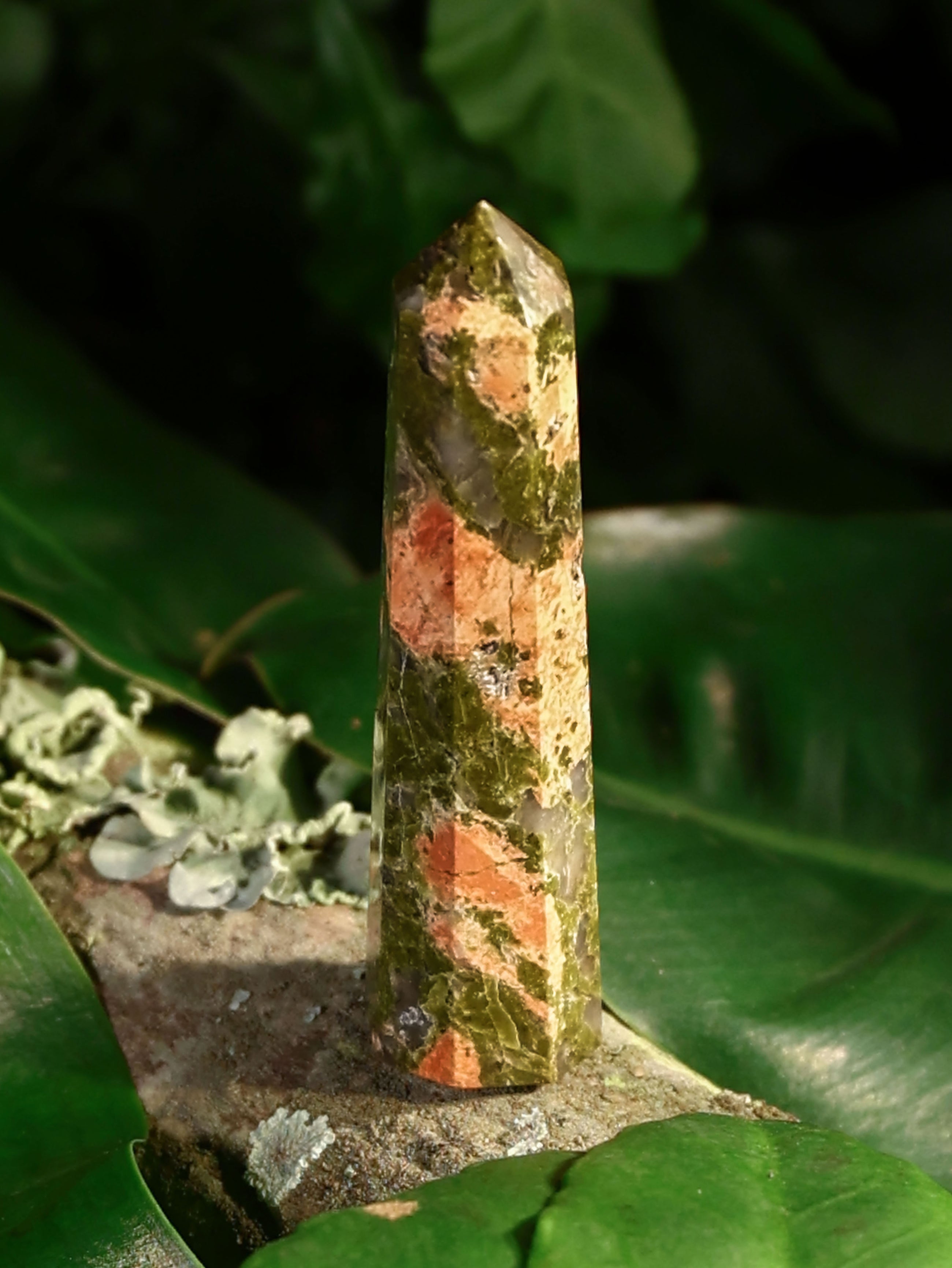 Gemstone Tower - Unakite