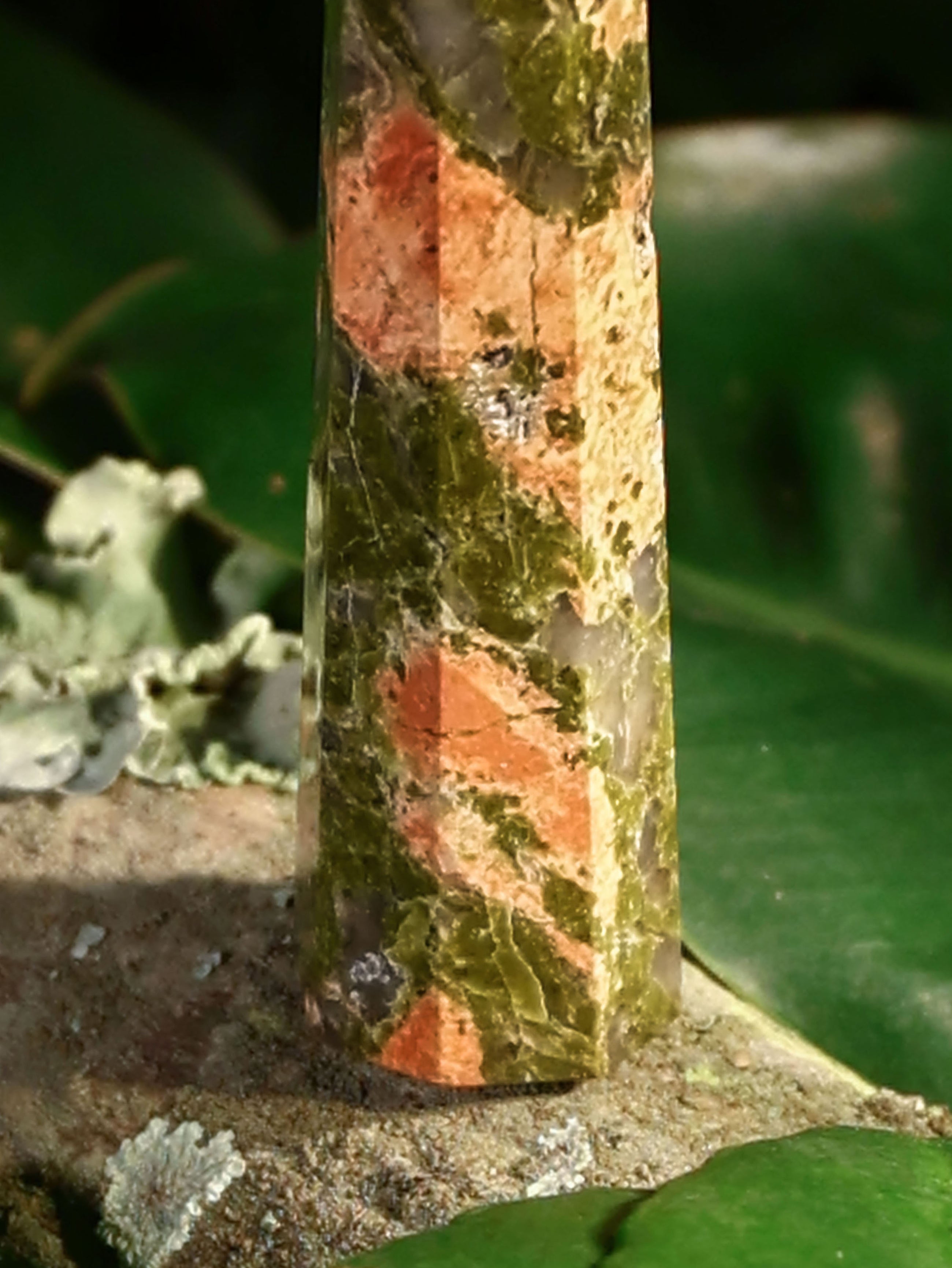 Gemstone Tower - Unakite