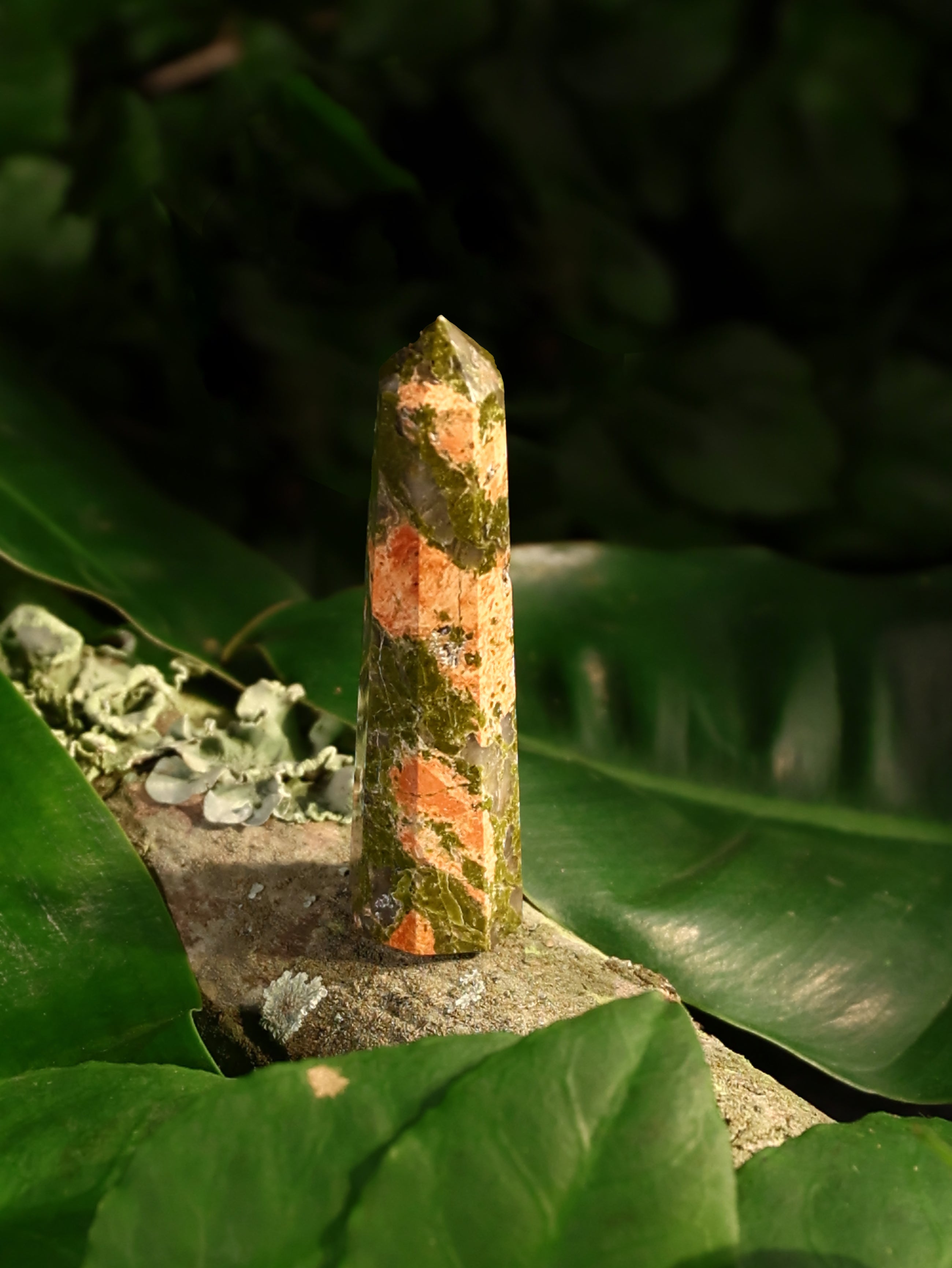 Gemstone Tower - Unakite