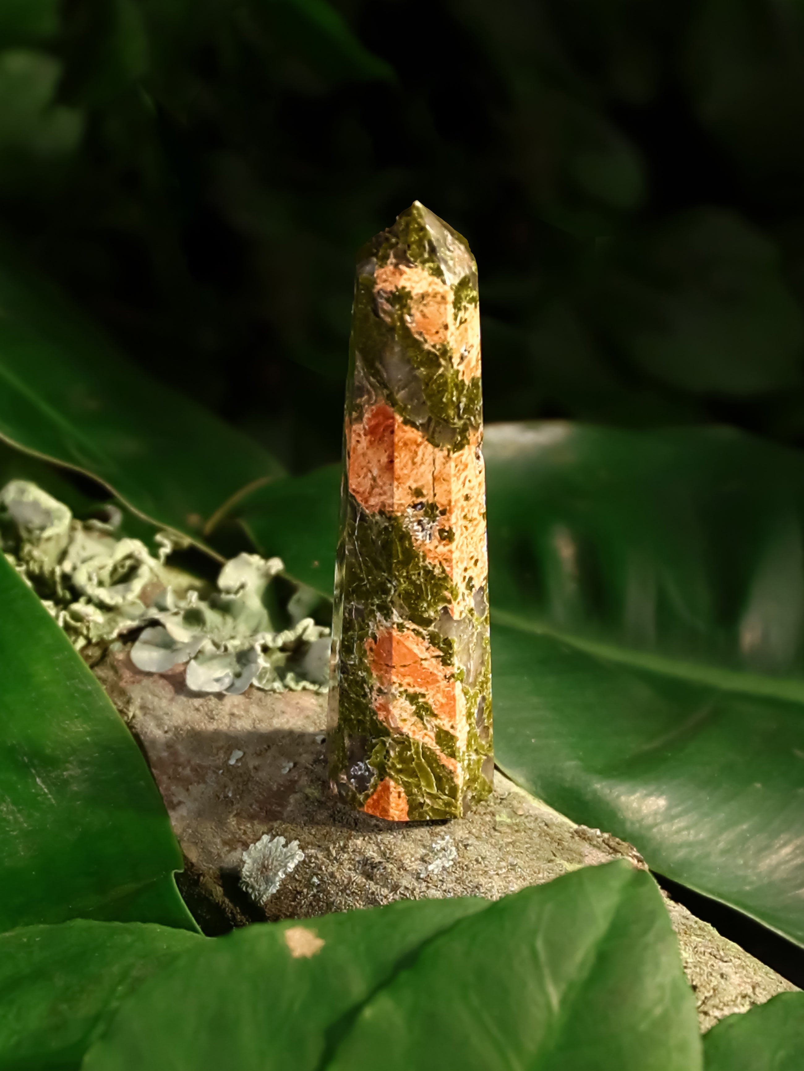 Gemstone Tower - Unakite