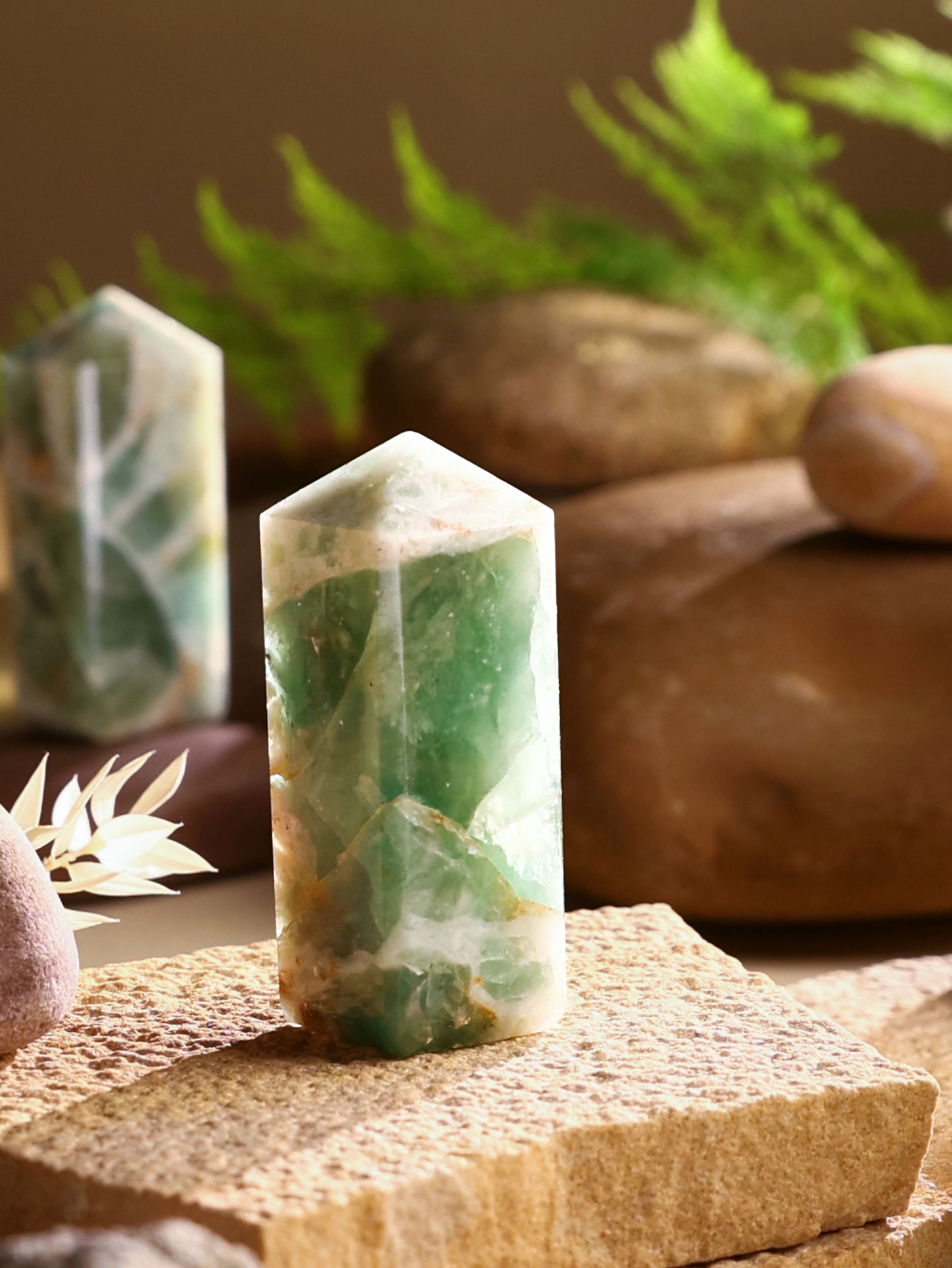 Gemstone Tower - Fluorite