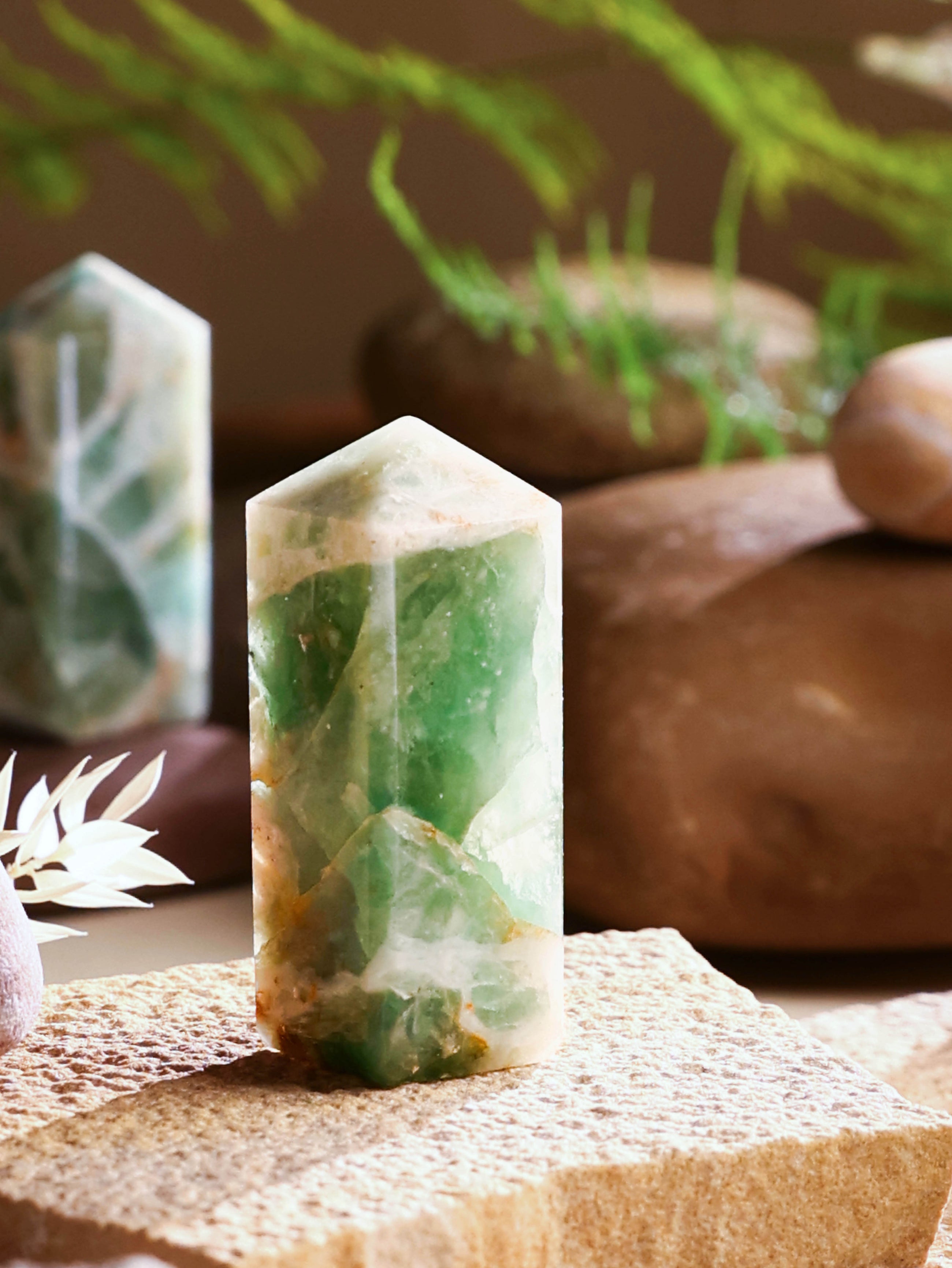 Gemstone Tower - Fluorite