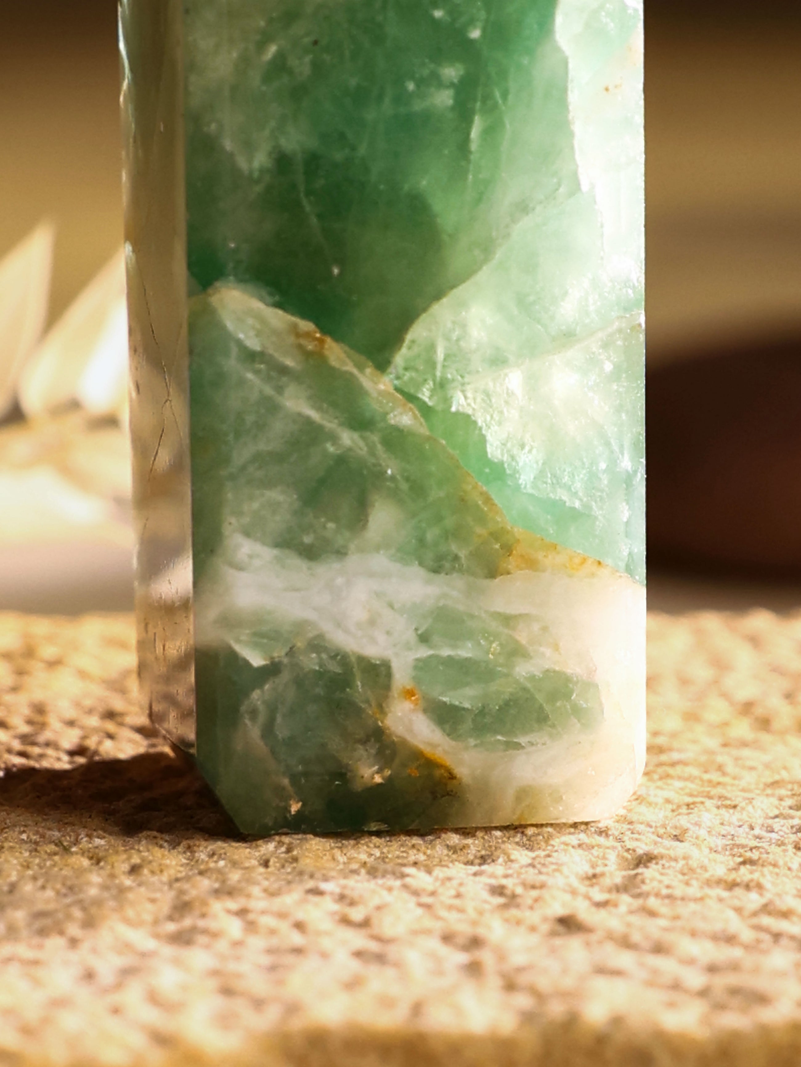 Gemstone Tower - Fluorite