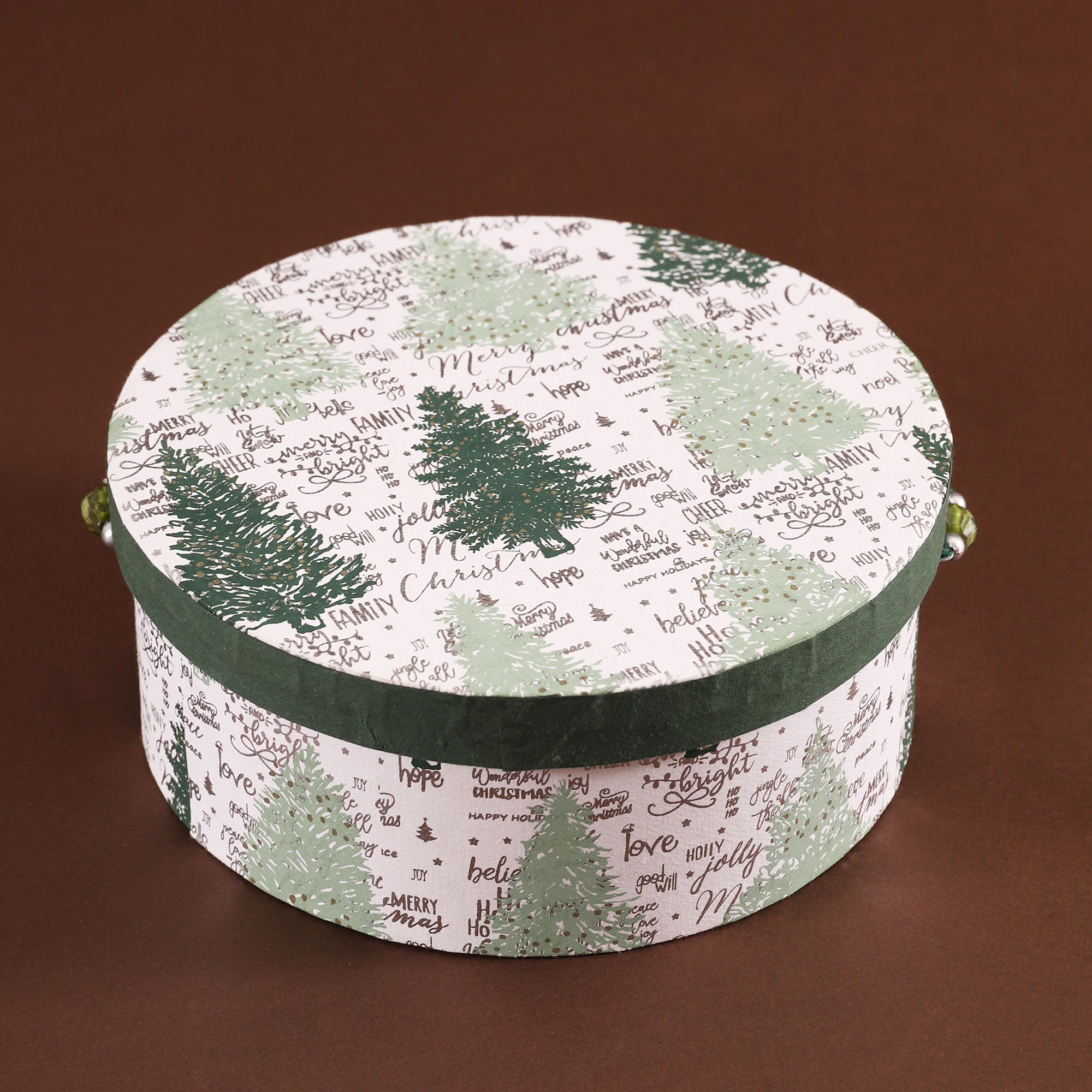 Christmas Tree Round Gift Box