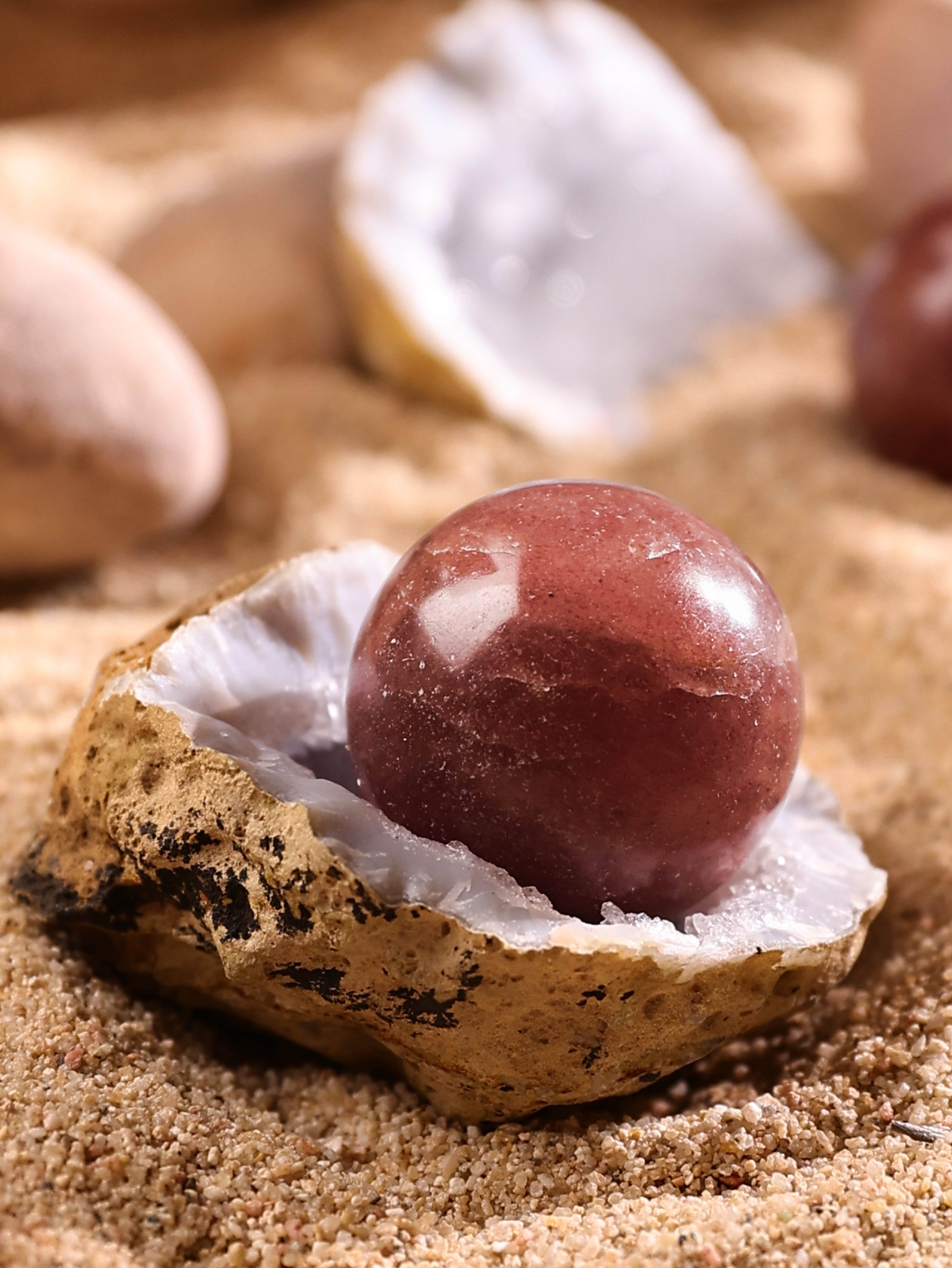 Gemstone - Strawberry Quartz Sphere