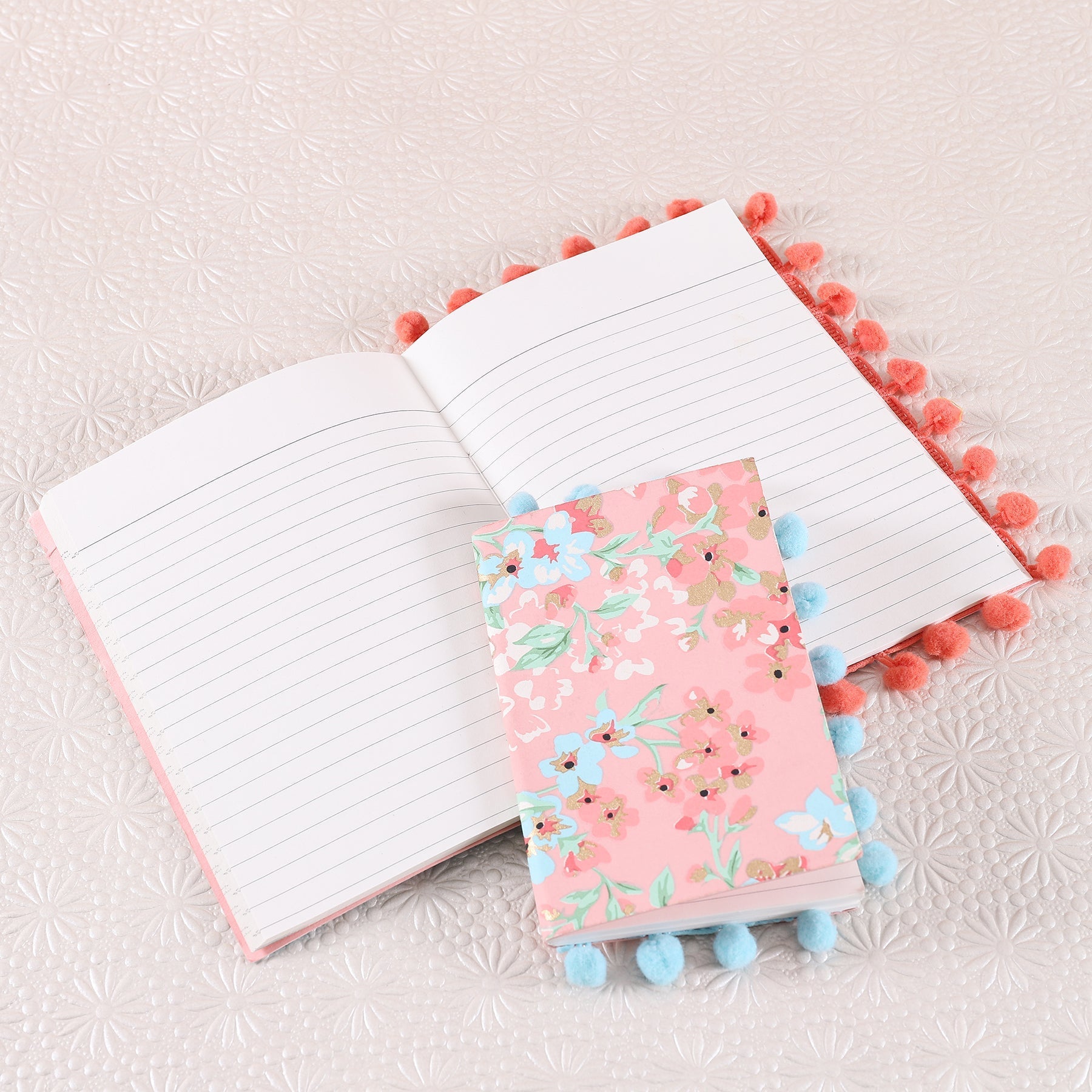 Bloom Pom Pom Notebook
