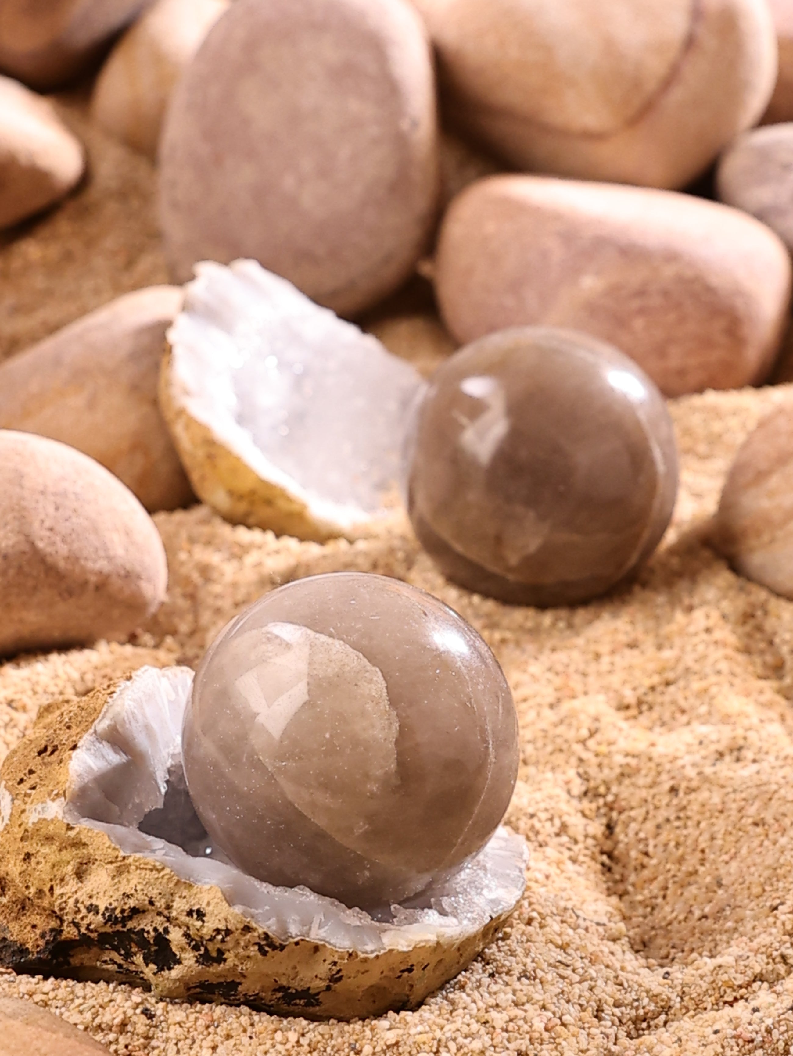 Gemstone - Smoky Quartz Sphere