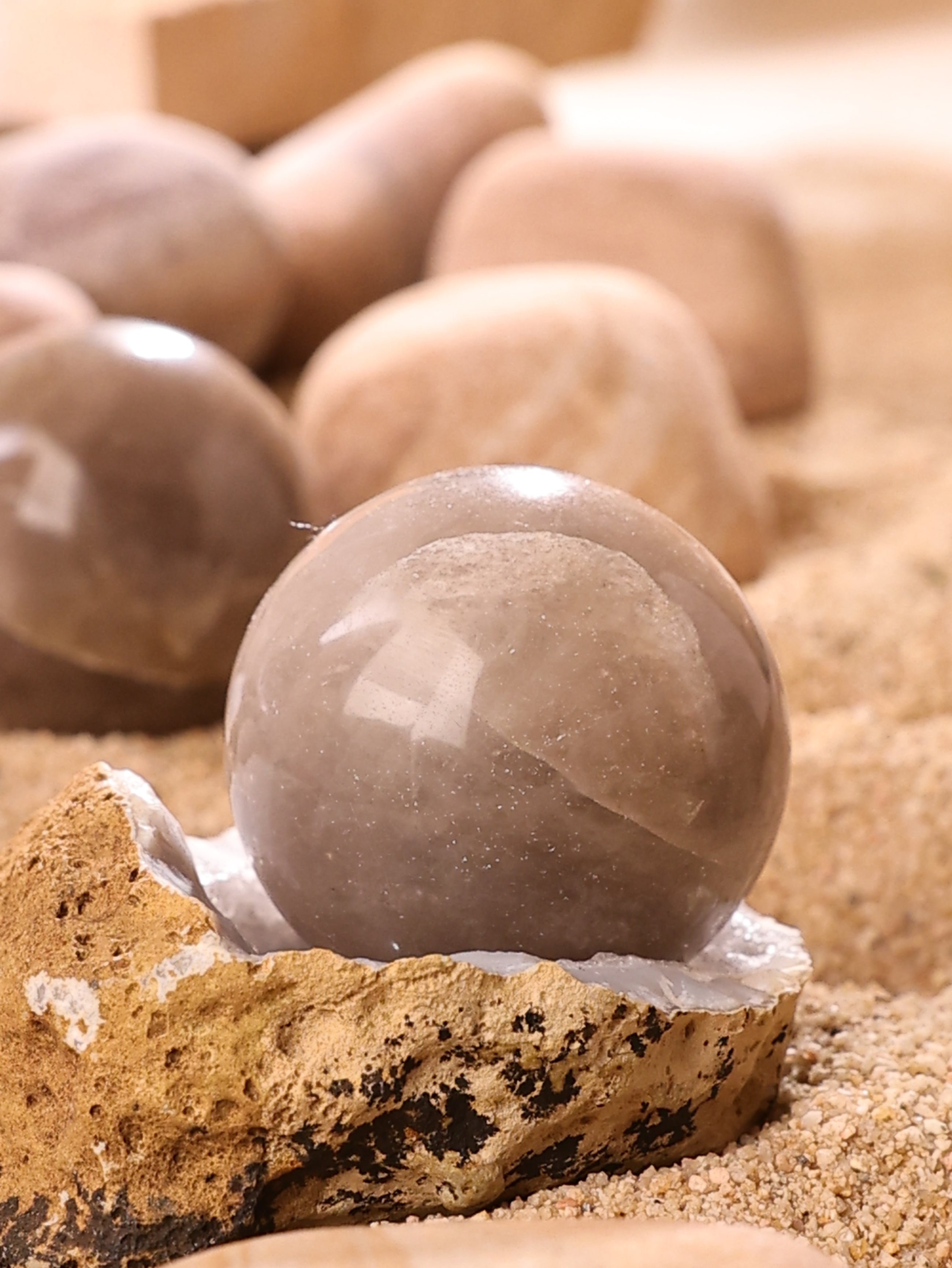 Gemstone - Smoky Quartz Sphere