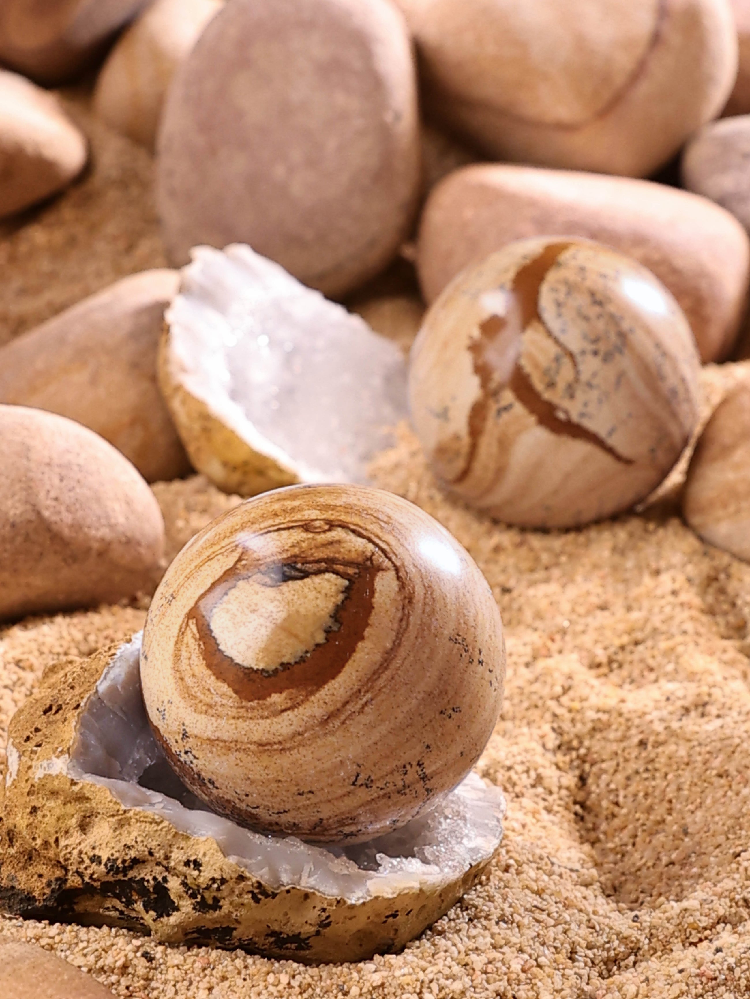 Gemstone - Picture Jasper Sphere