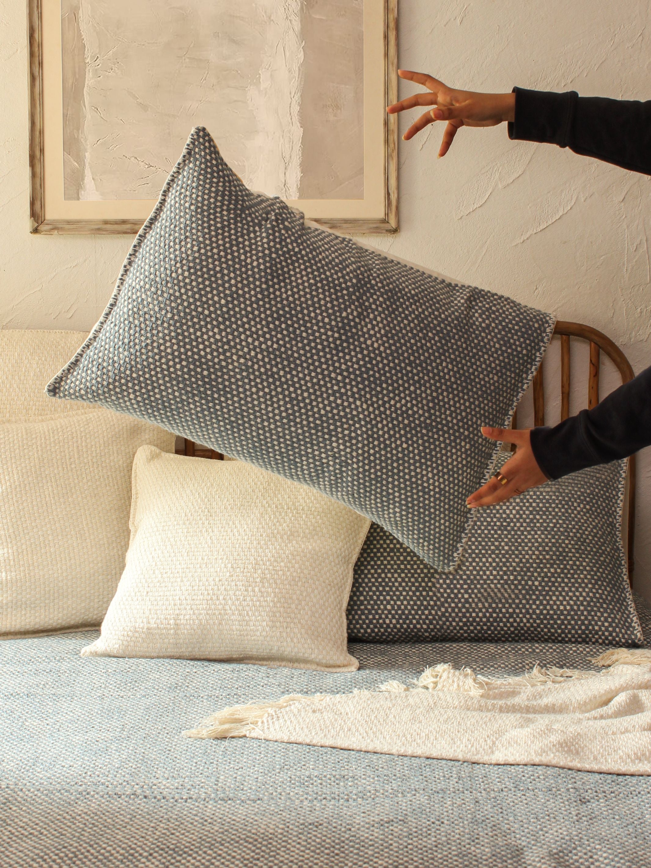 Bedcover - Vindhya Dark Blue