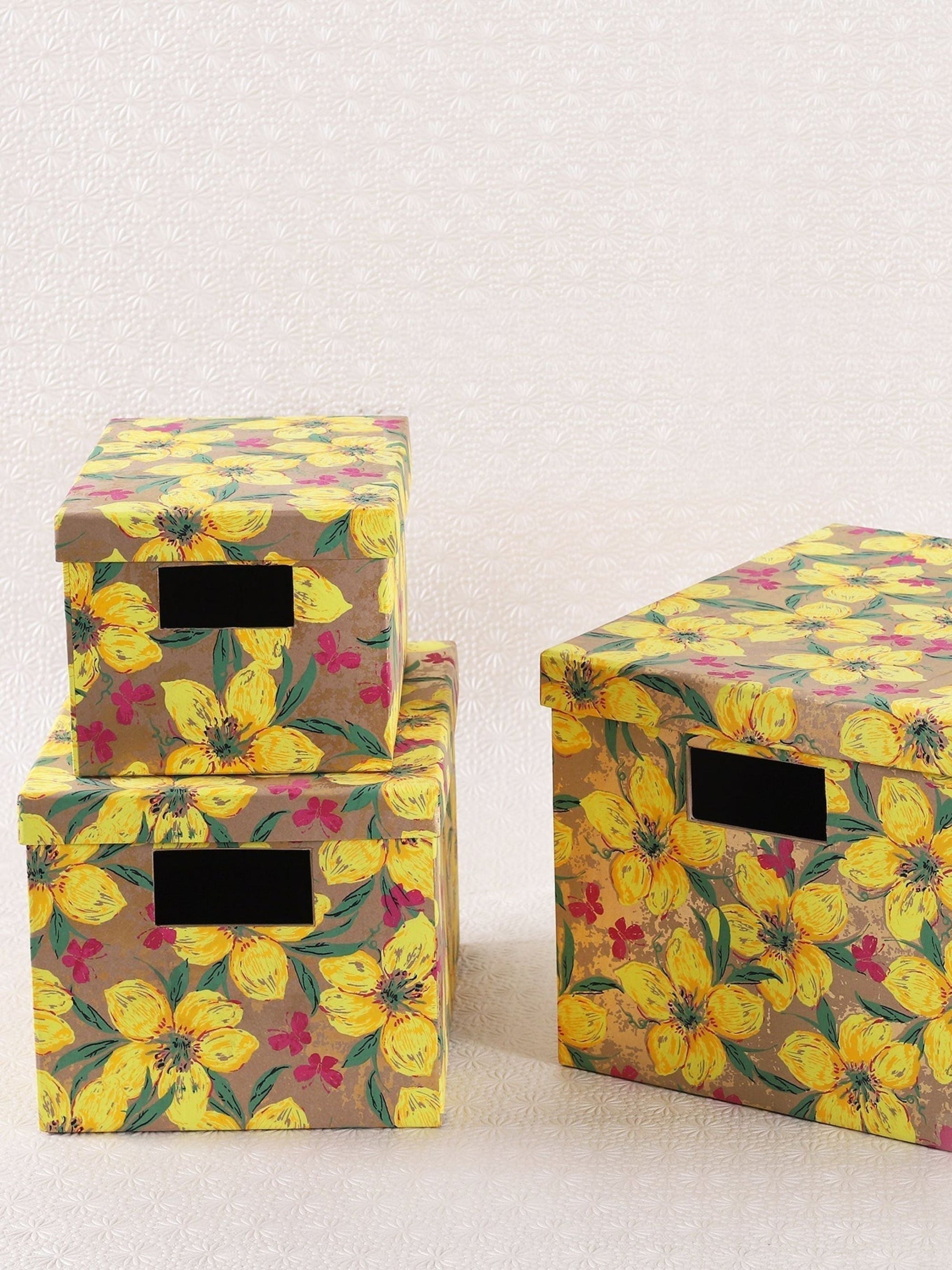 Phulwari Storage Box (Set of 3)