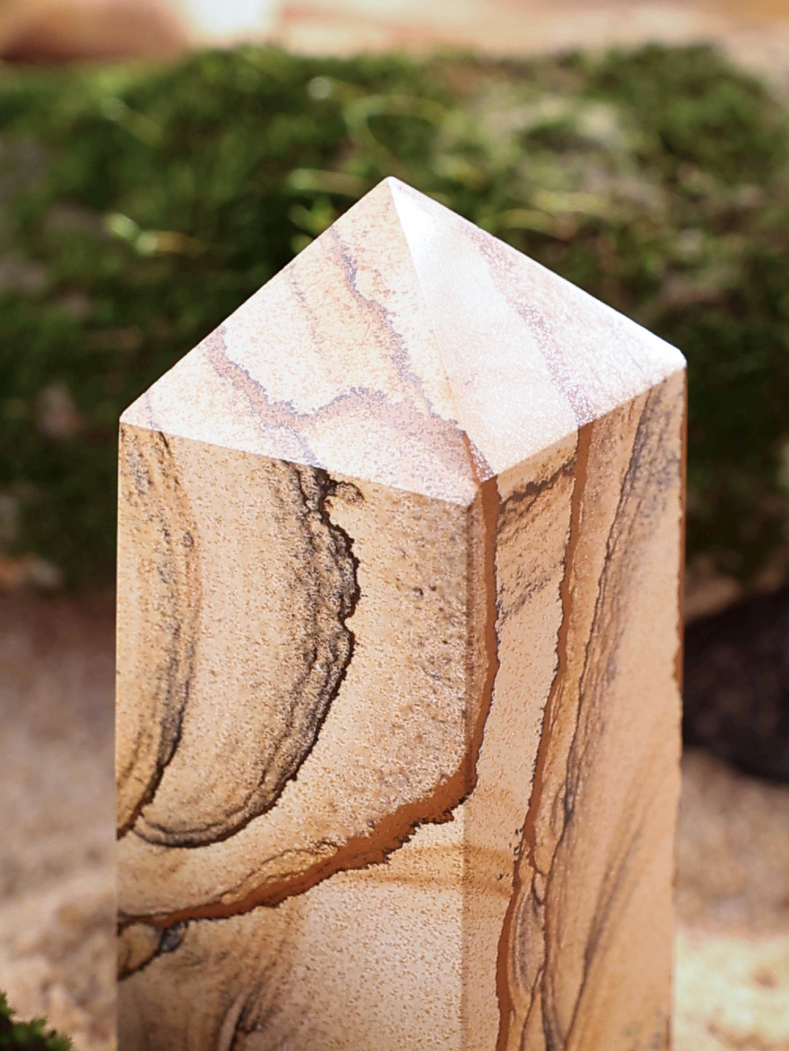 Gemstone Tower - Picture Jasper