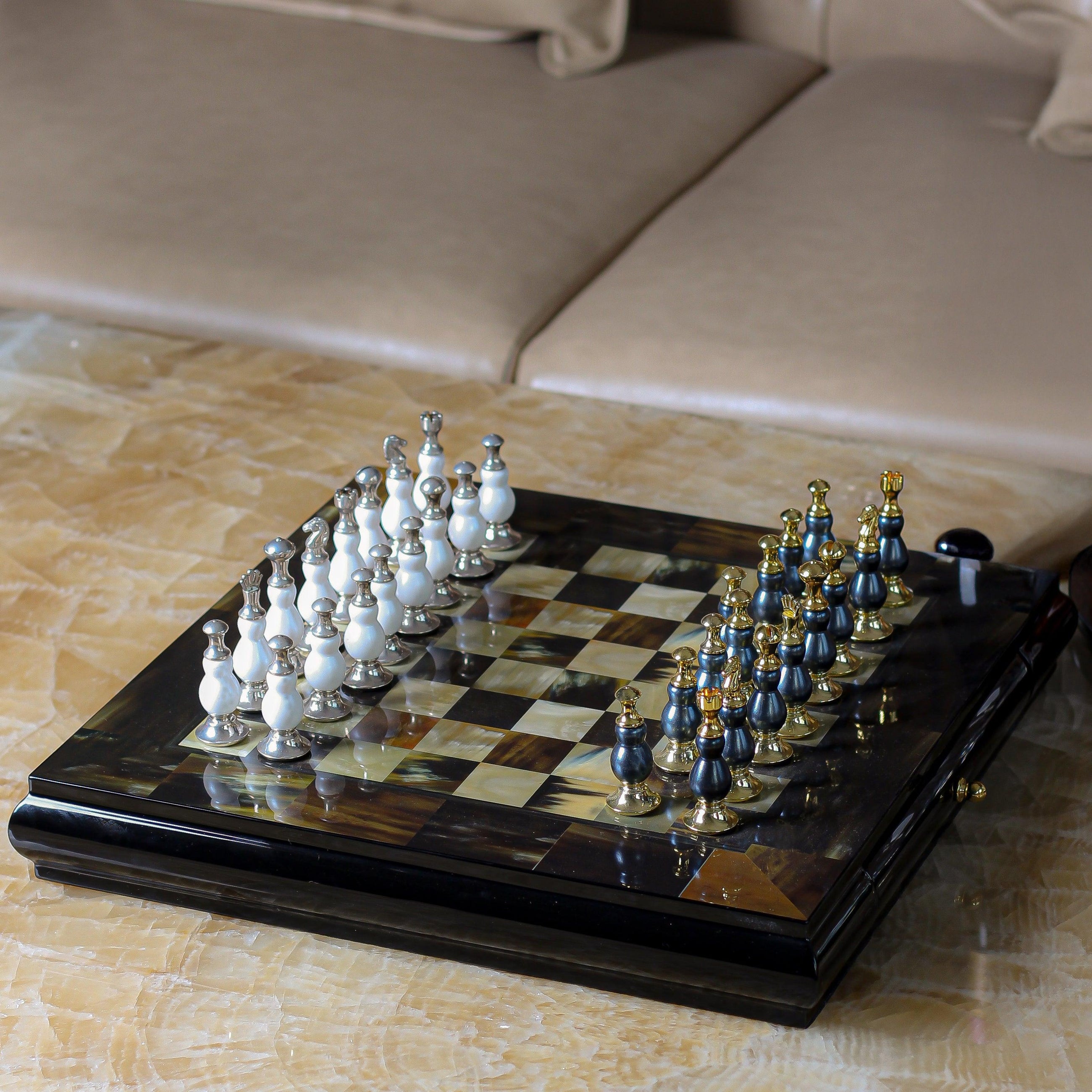 Zinc Alloy Chess Board