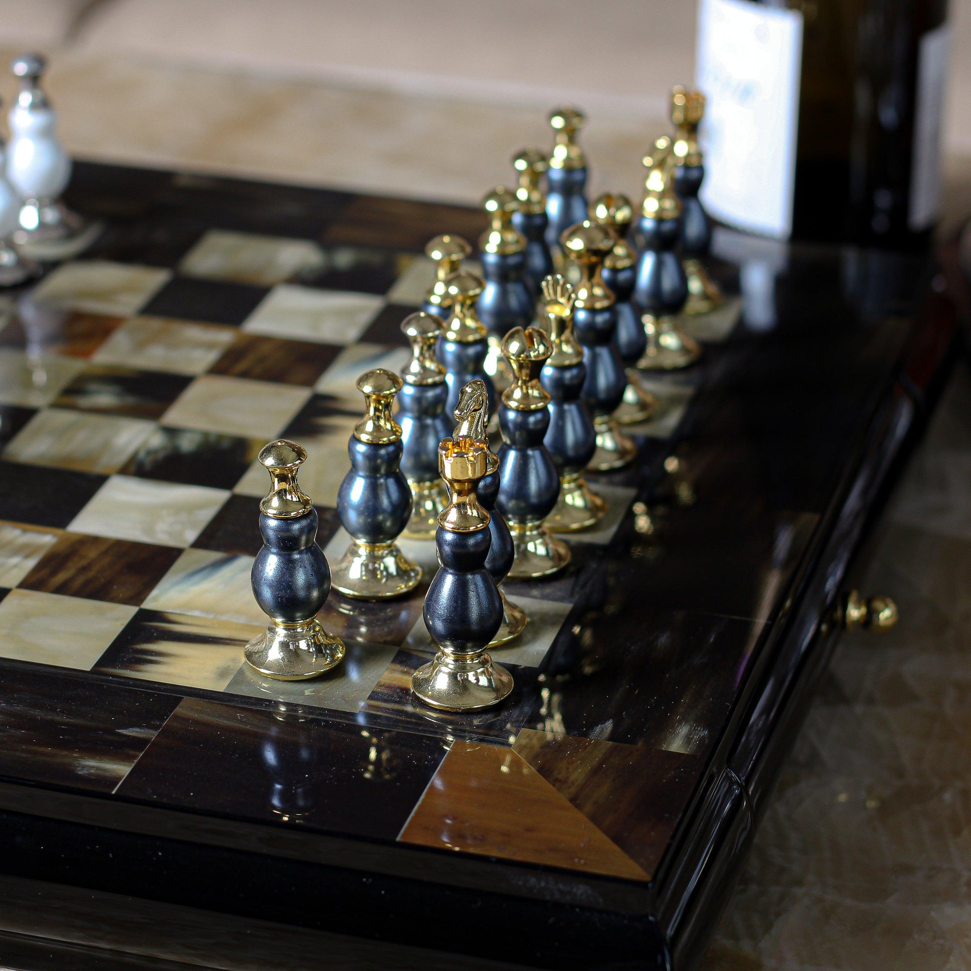 Zinc Alloy Chess Board