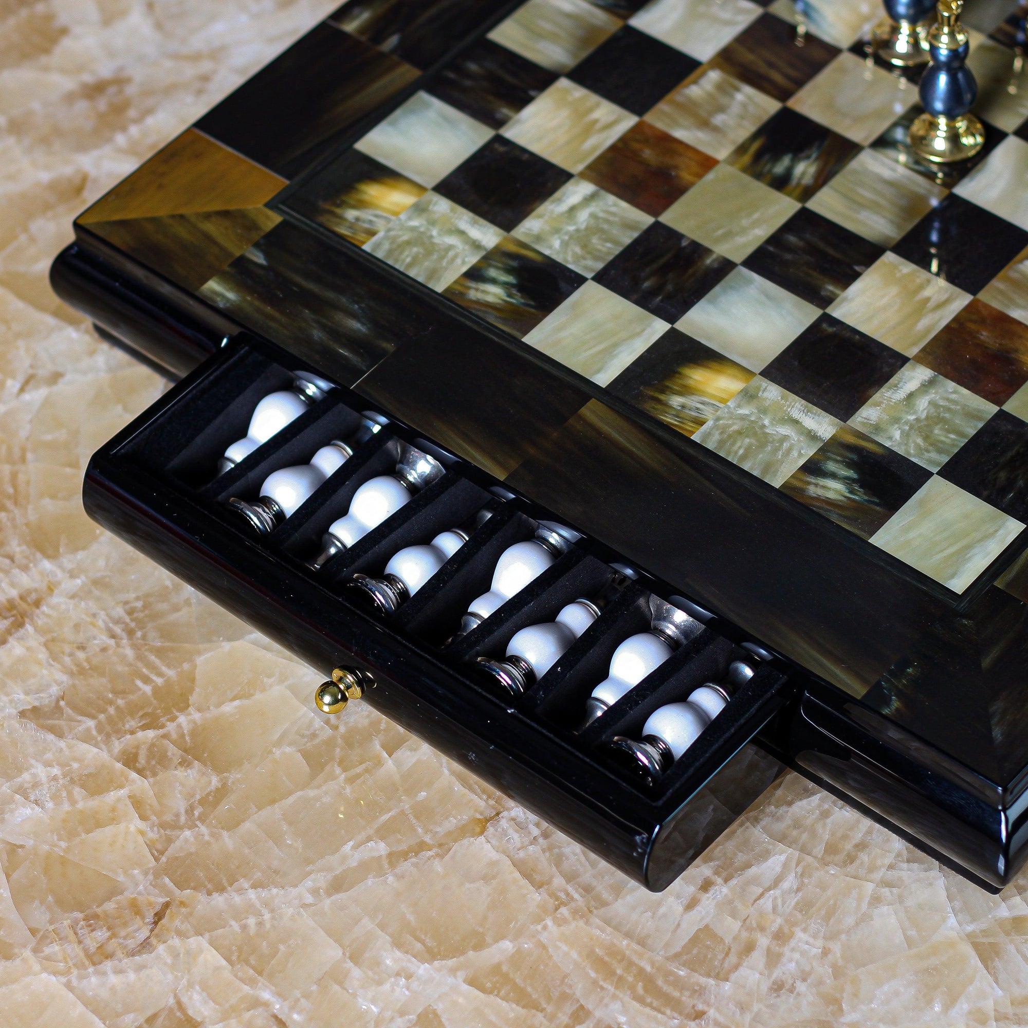 Zinc Alloy Chess Board