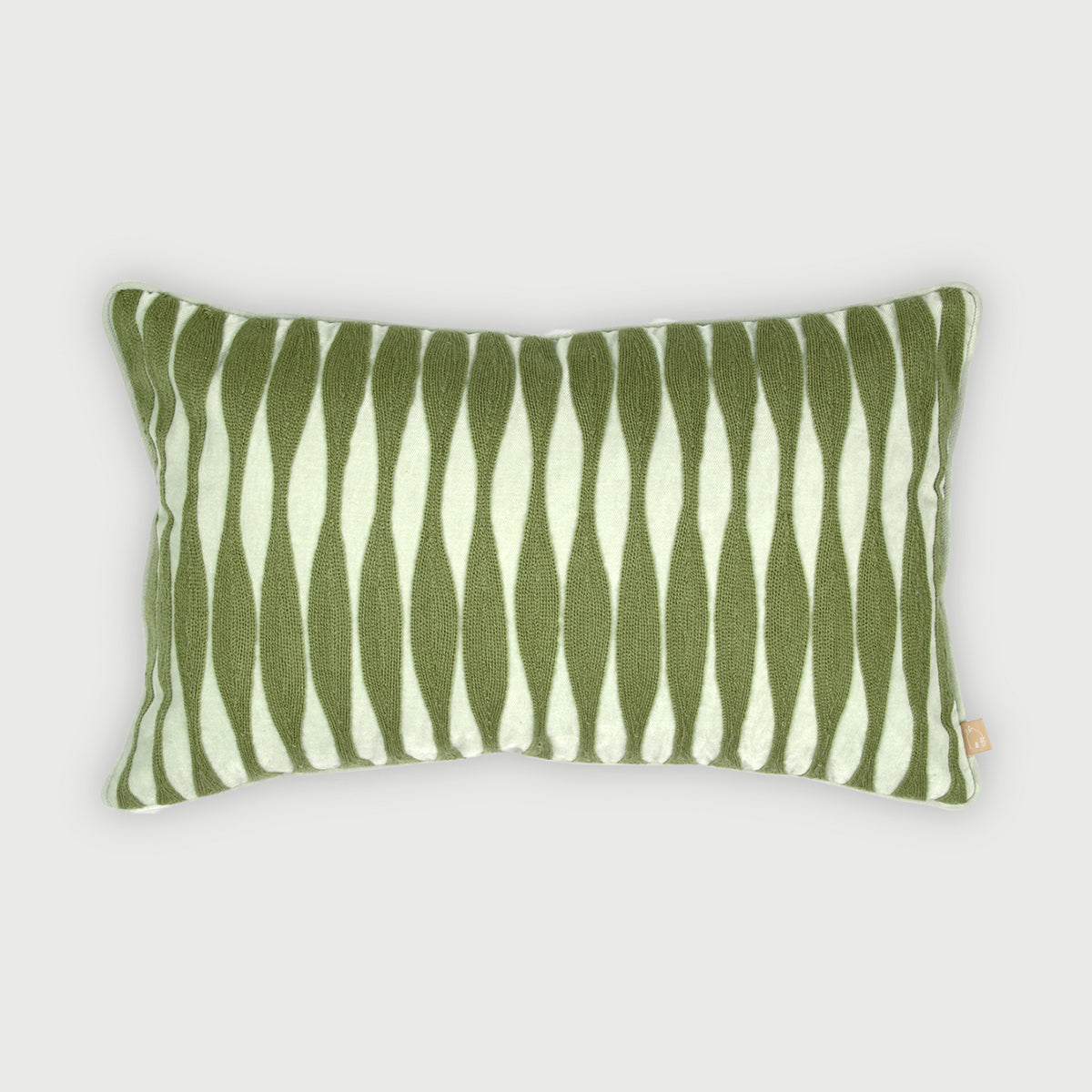 Ripple Fern Oblong Cushion Cover