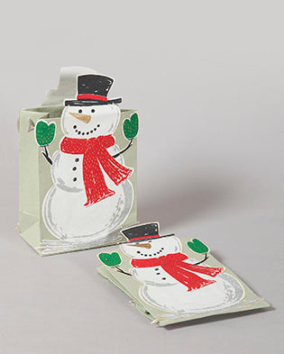 Snowman Shaped Bag (Set of 2)