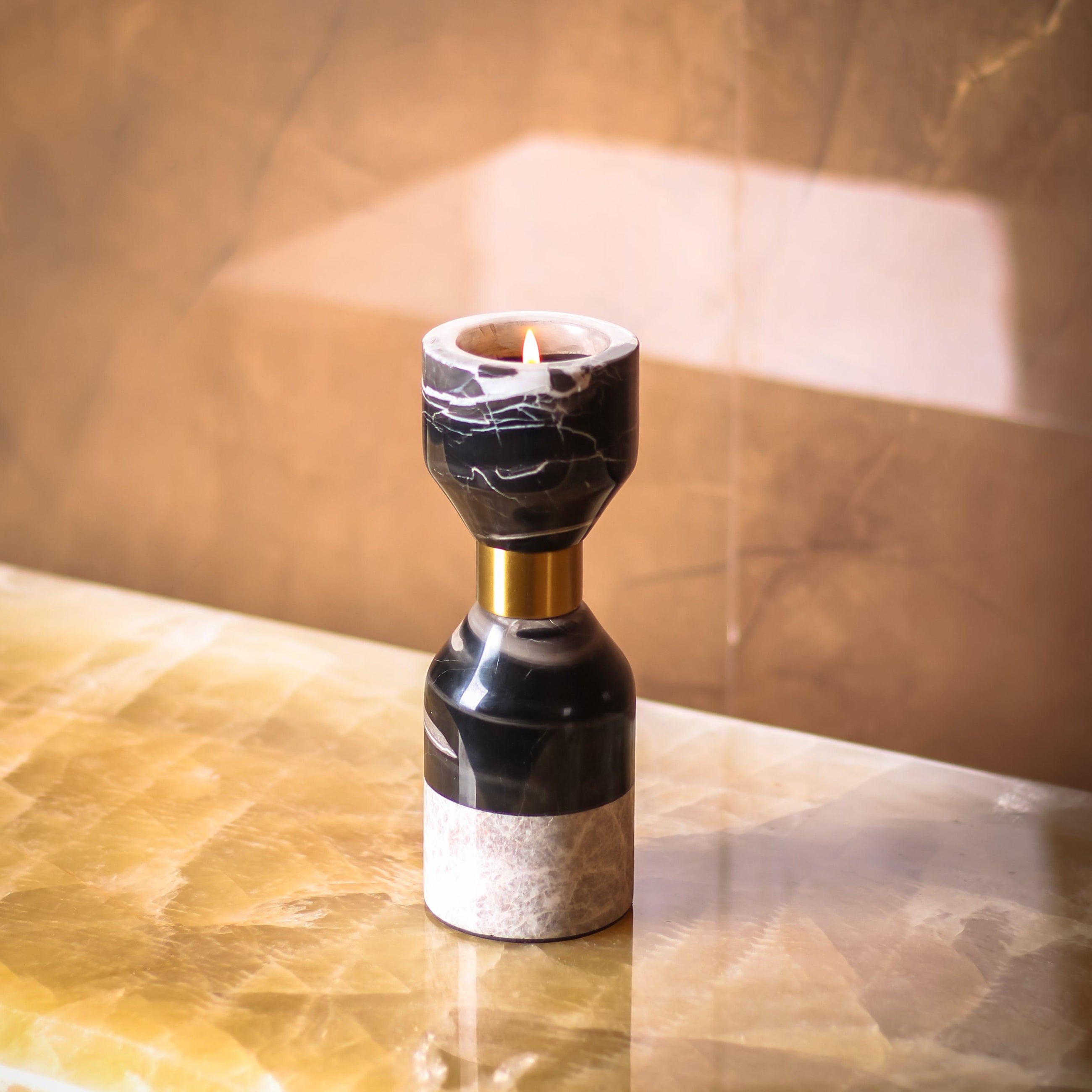 Amalfi Marble Vase Short