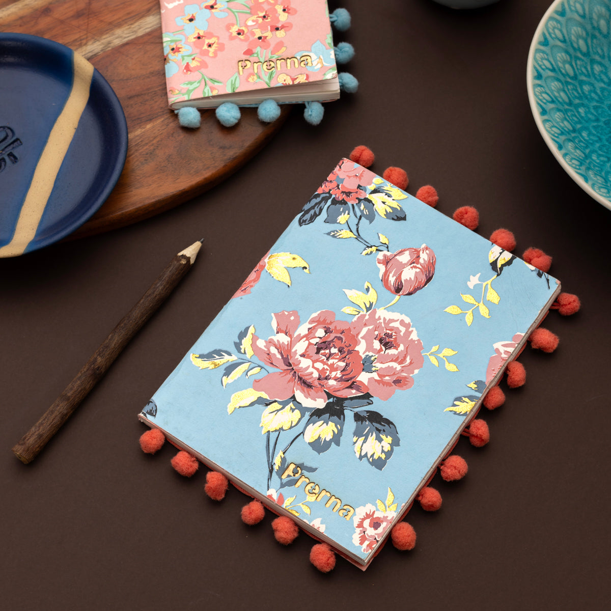 Bloom Pom Pom Notebook