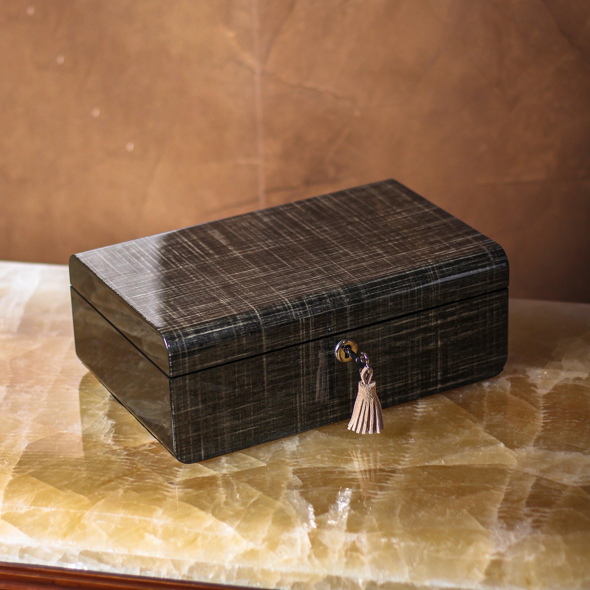 Radiance Time Piece/Jewel Box With Lock
