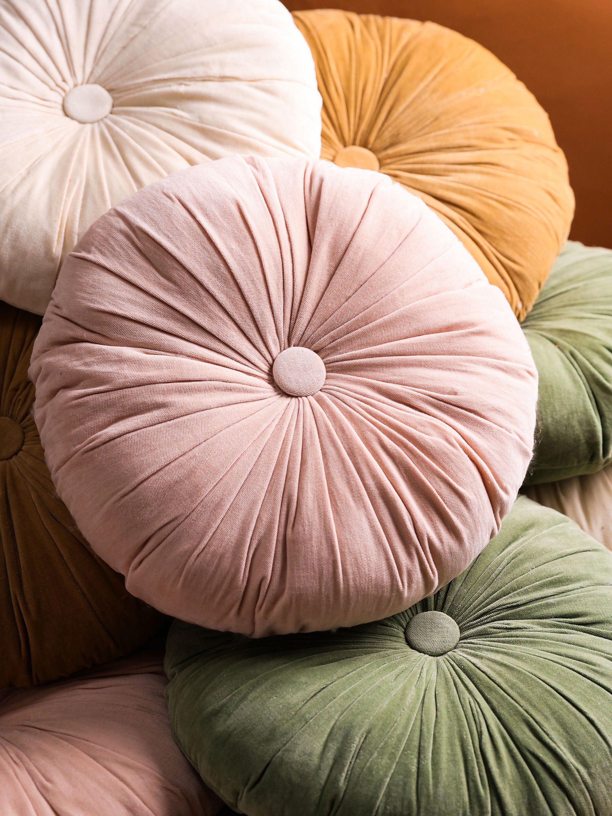 Cuddle Baby Pink Round Cushion