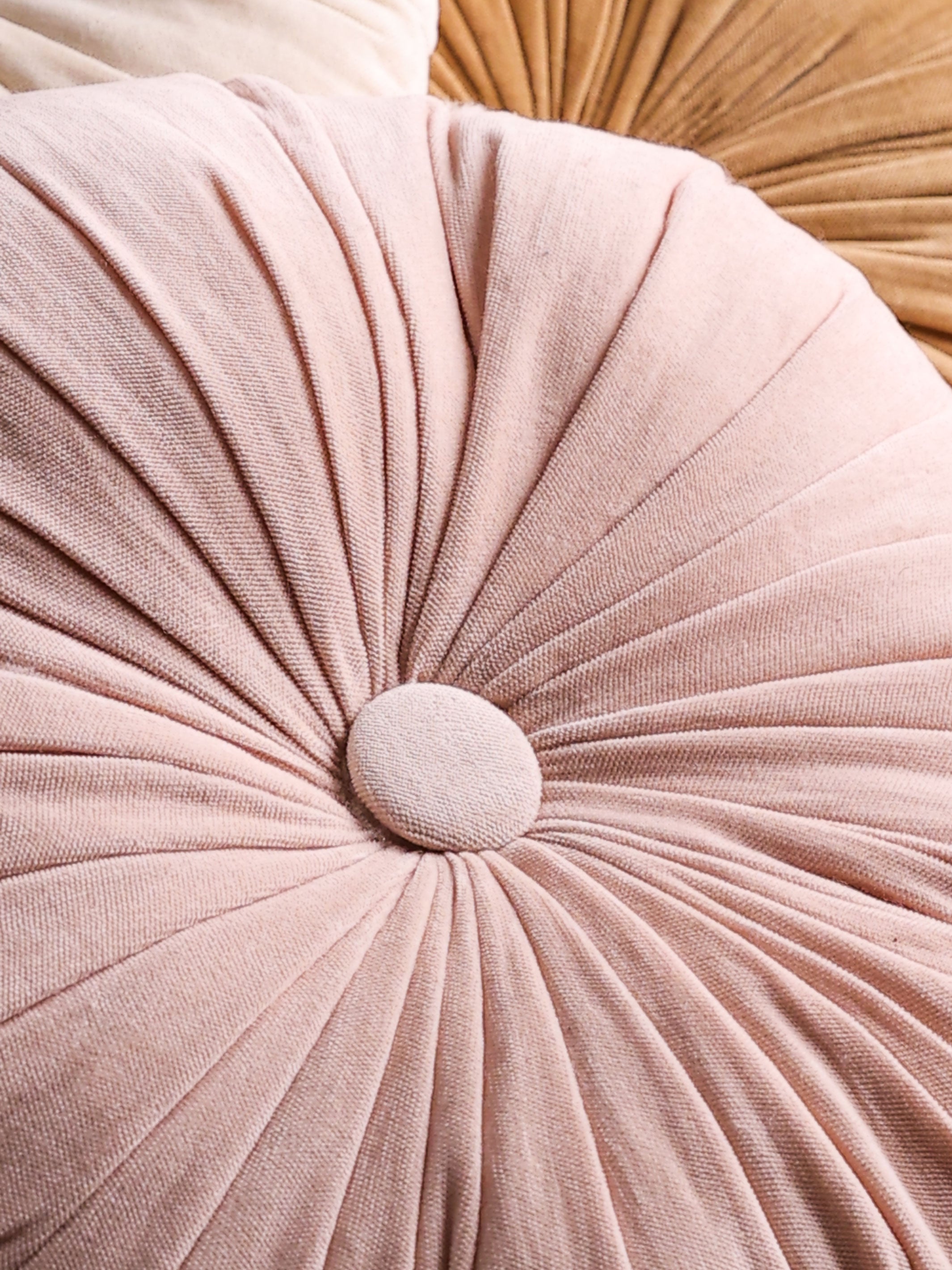 Cuddle Baby Pink Round Cushion