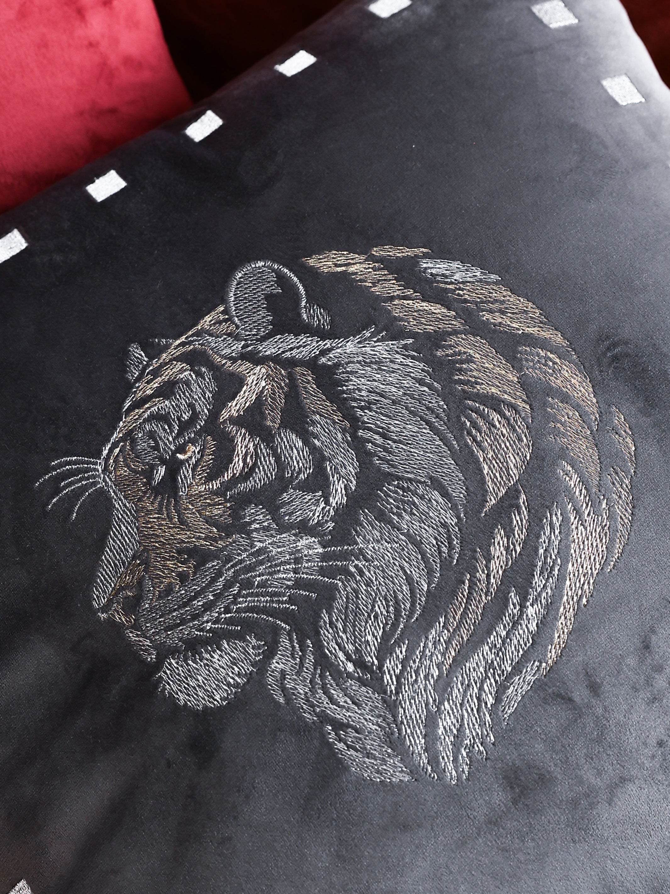 Vanraj Ash Velvet Cushion