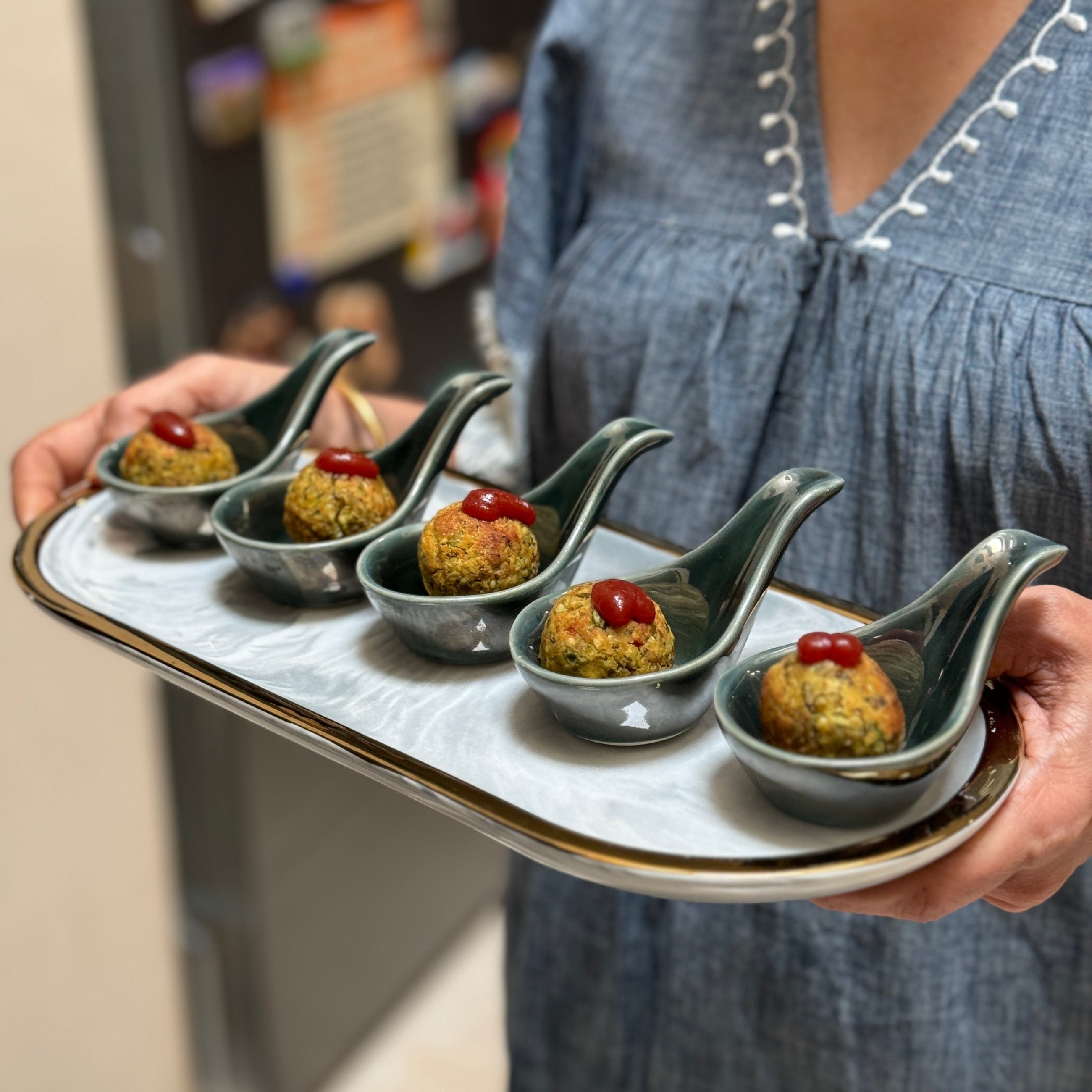 Spoon Ceramic Server