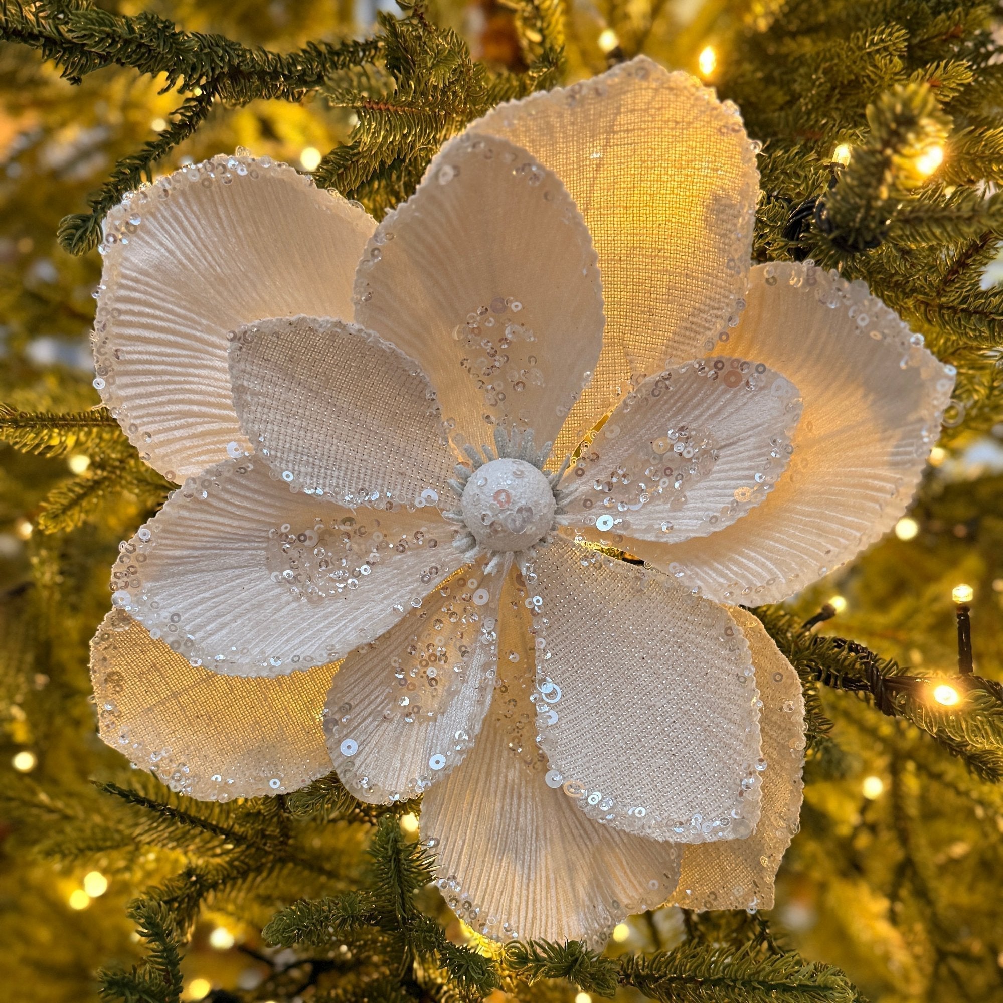 Magnolia flower Filler White - Set of 3 / Set of 6