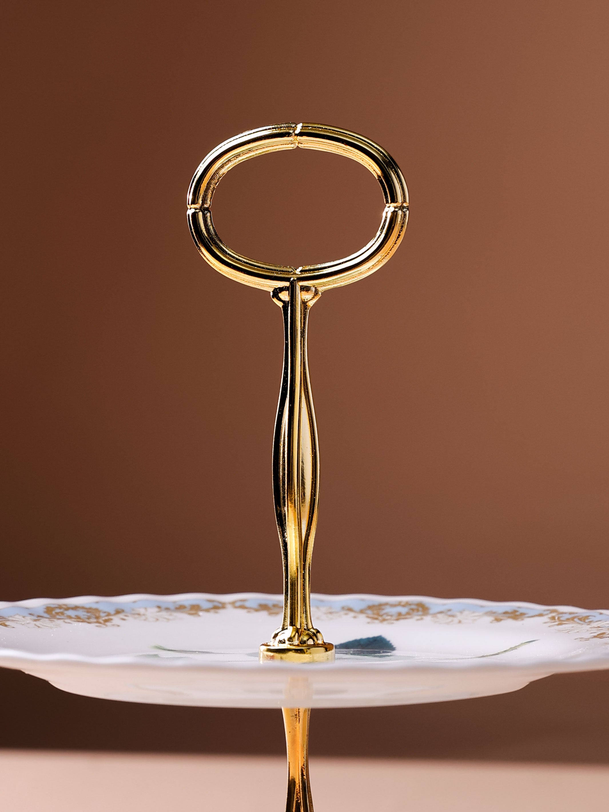 Vintage Rose Two Tier Cake Stand Gift Box