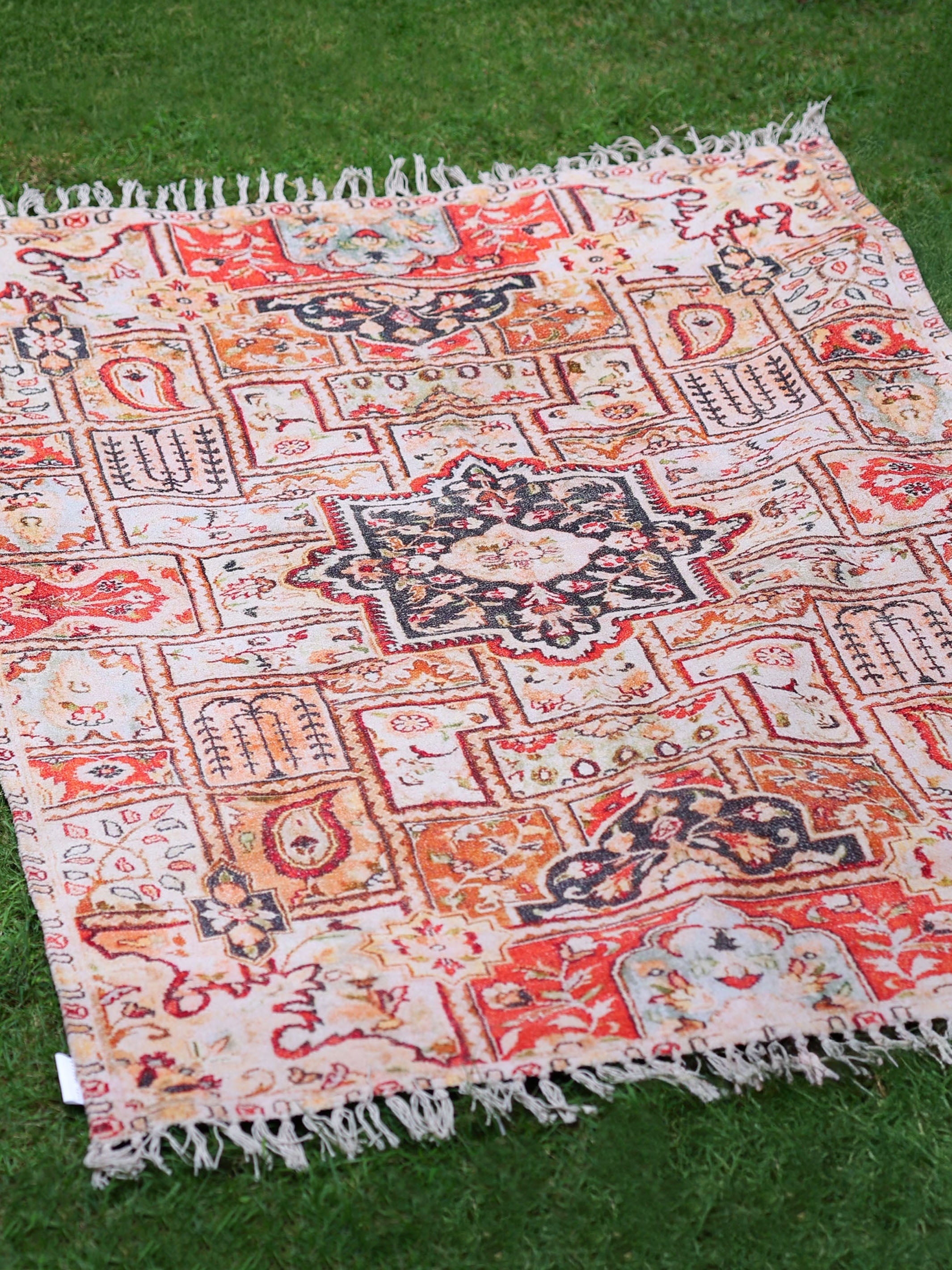 Amber Mosaic Vintage Rug