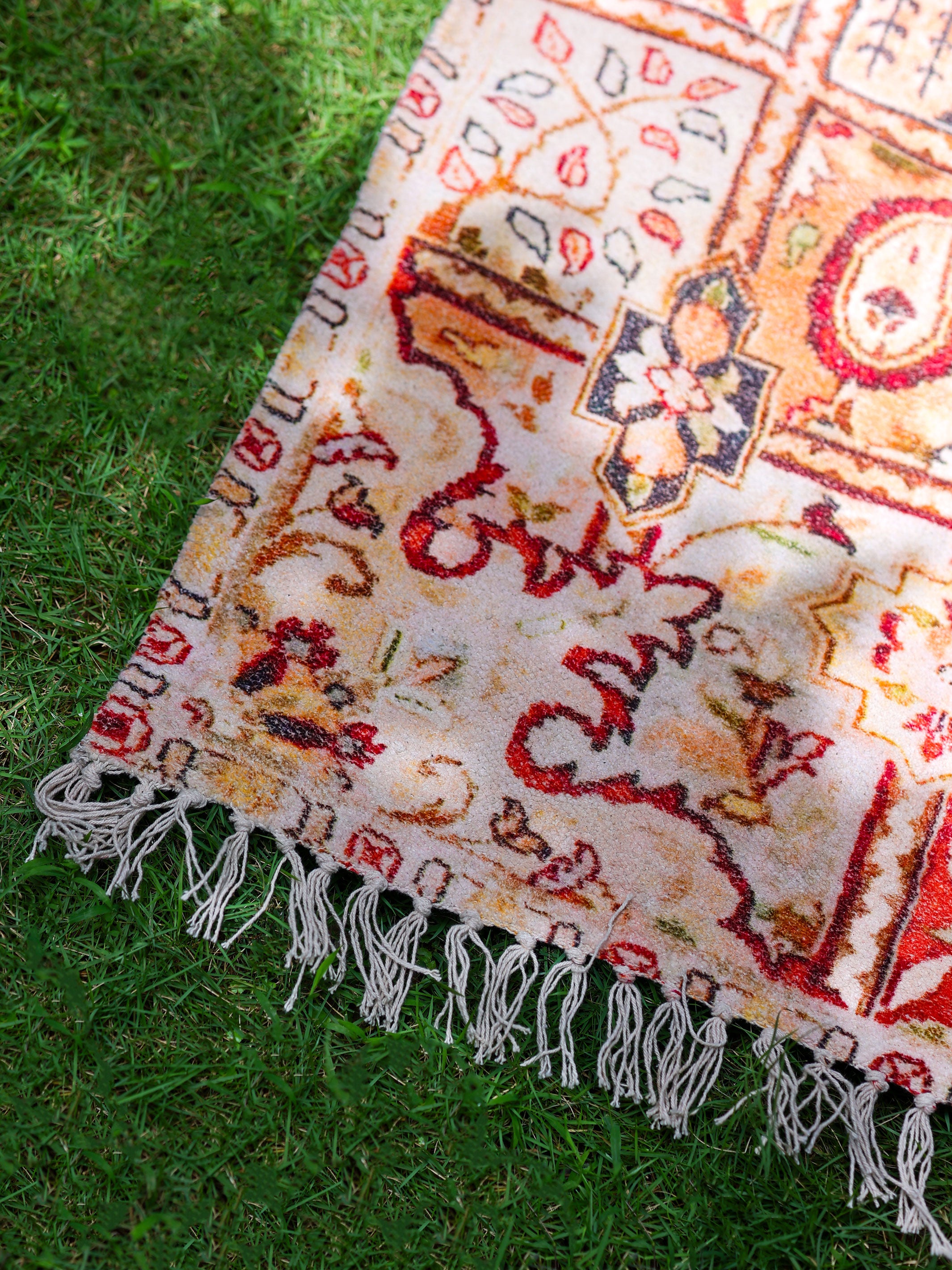 Amber Mosaic Vintage Rug