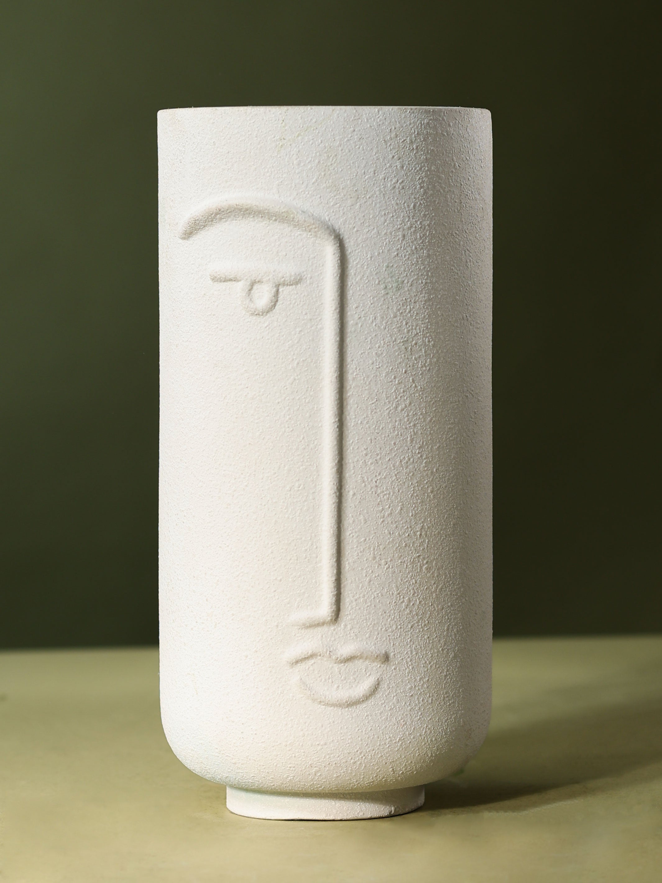 Enigmatic Faces - Ceramic Vase