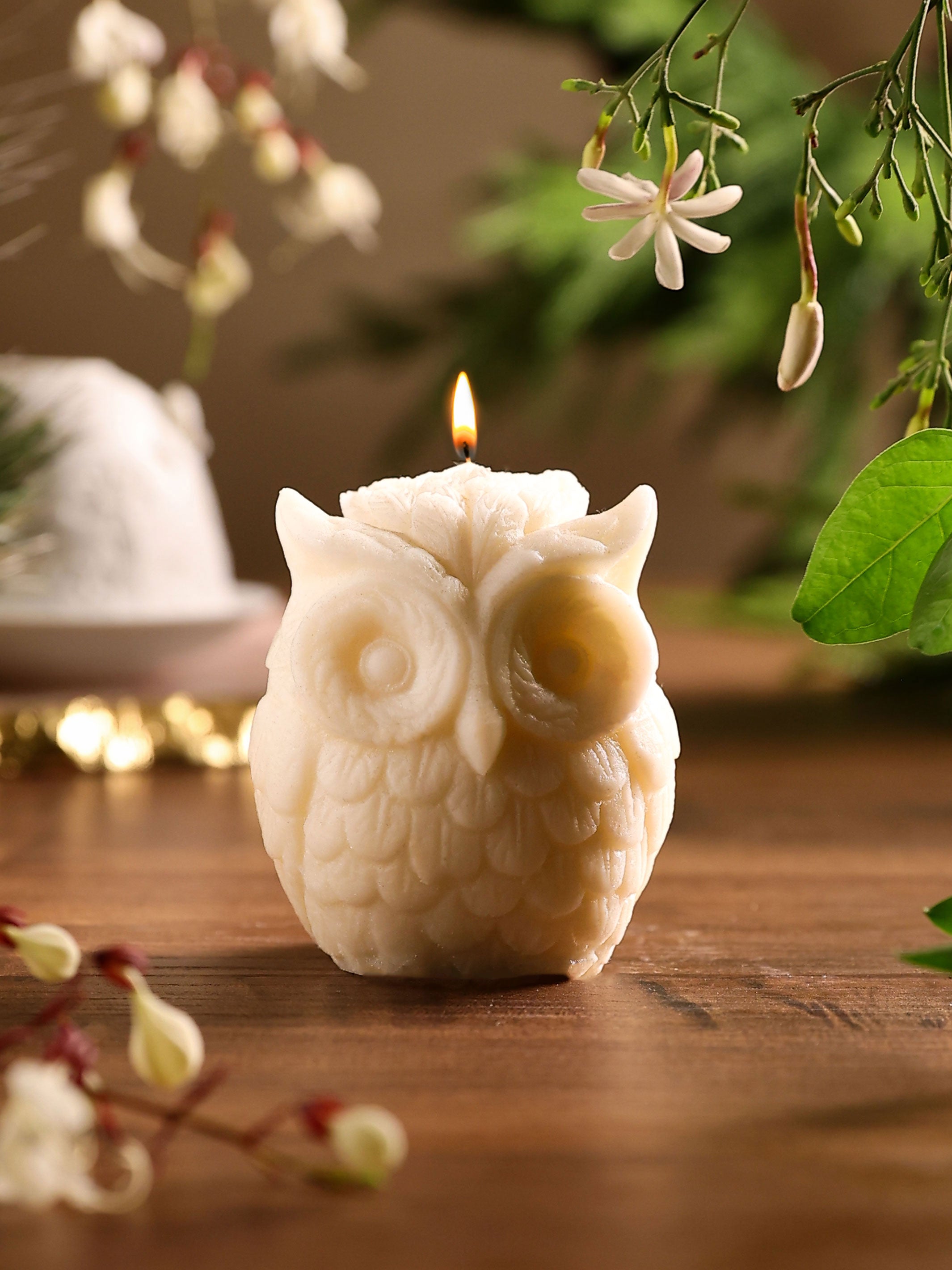 Owl Shaped Soy Wax Candle