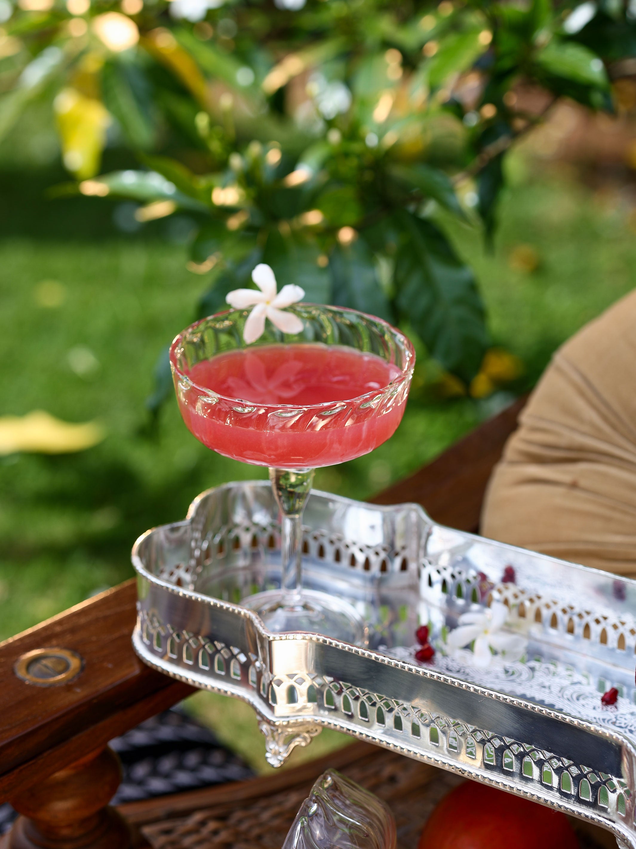 Victorian Rectangular Tray Silver