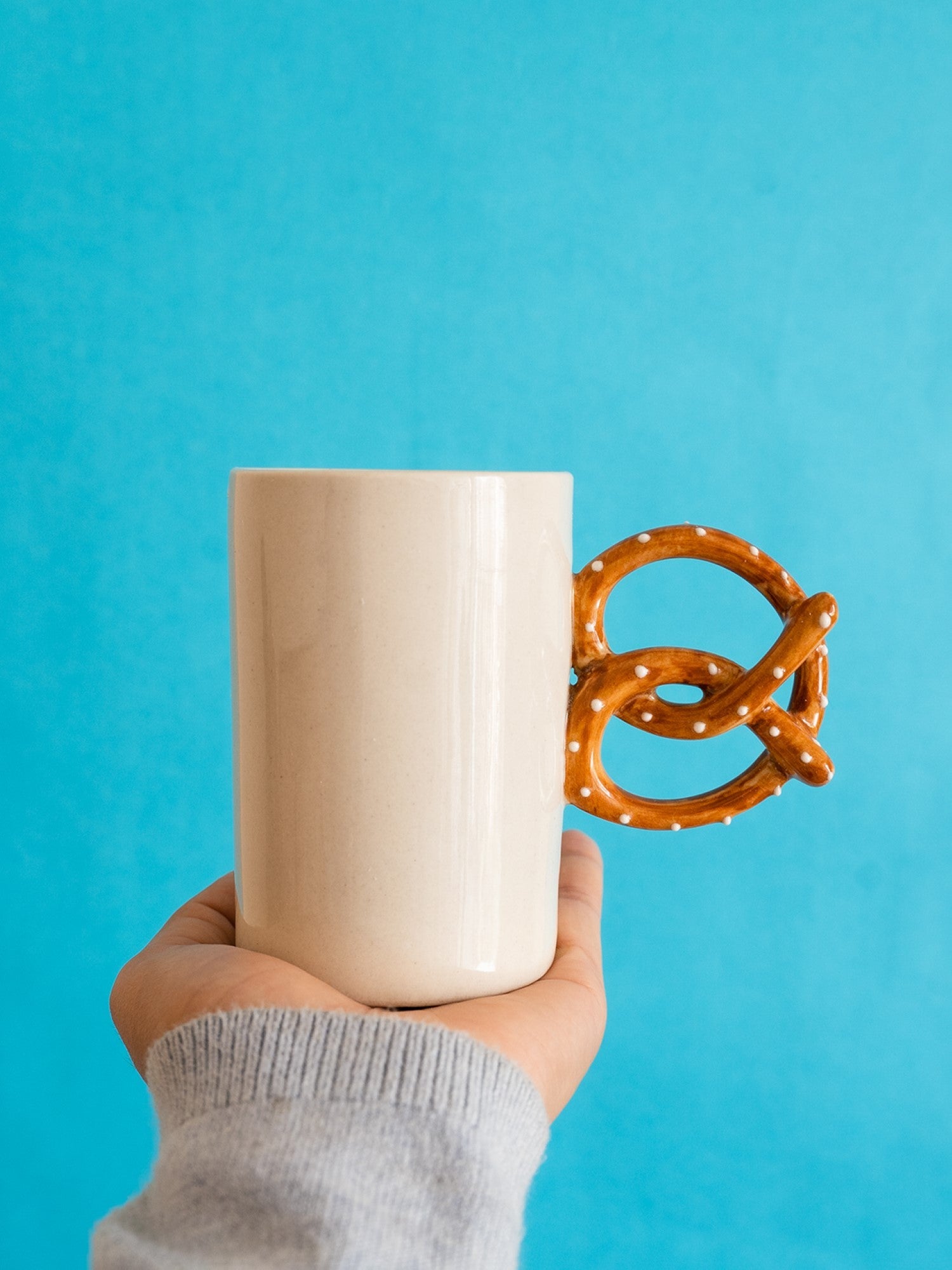 Pretzel Bagel Churros Mugs | Set of 2 - Pretzel Churros