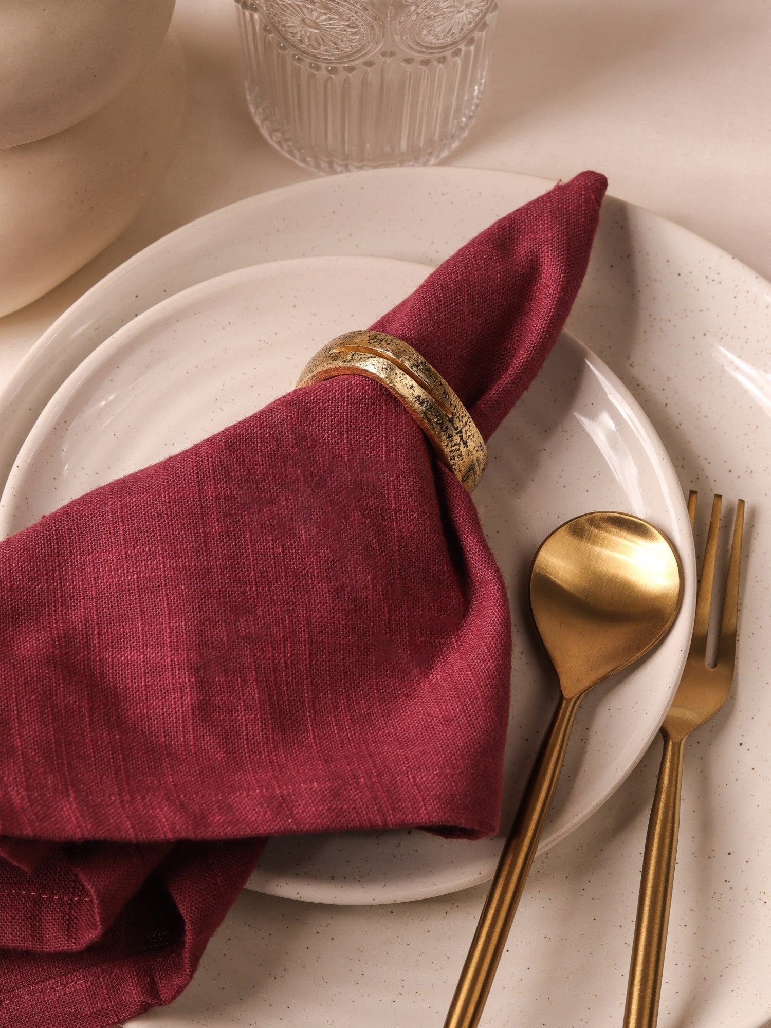 Triangle Napkin Rings With Name Tags